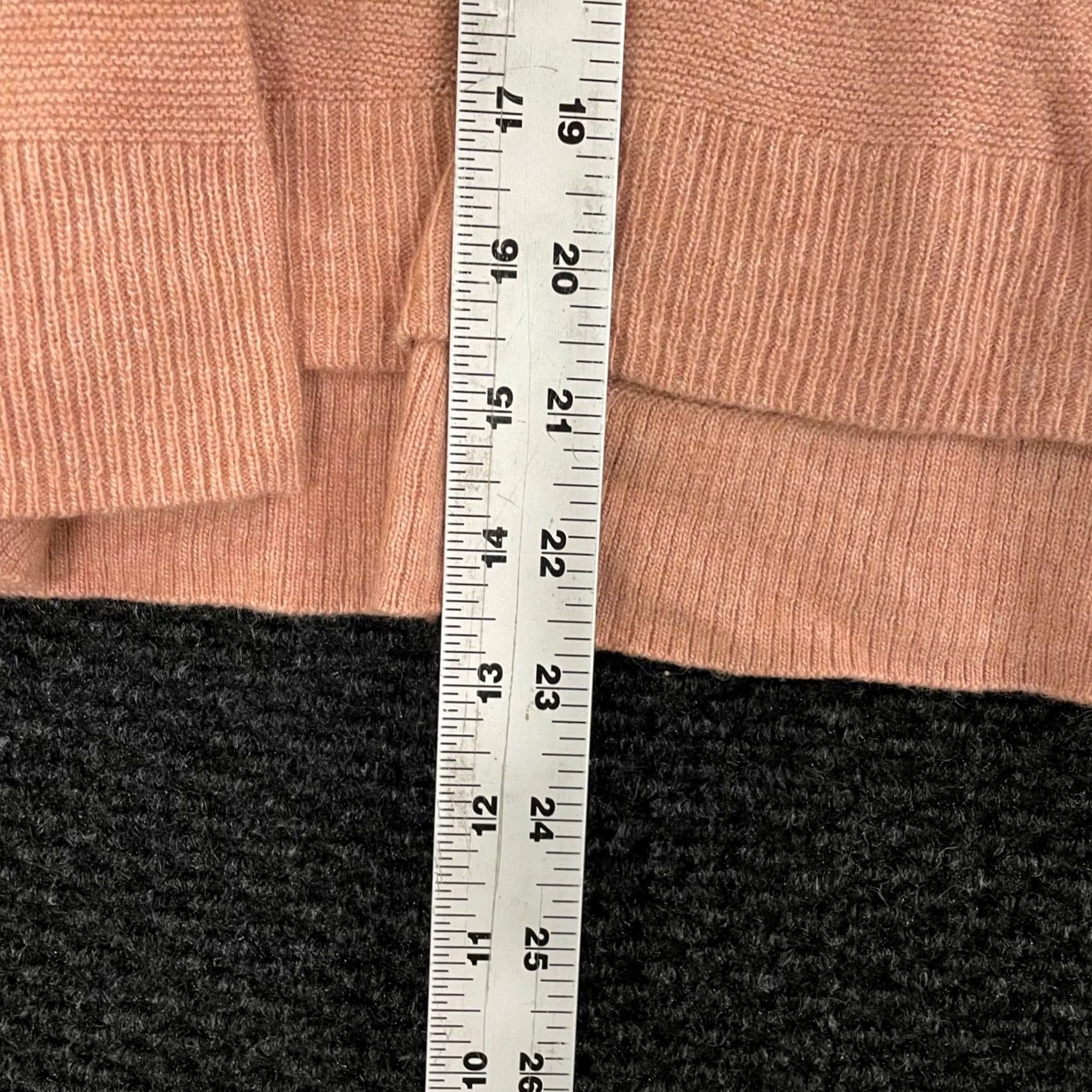 Madewell Madewell Sweater Shirt Pullover S Women Dolman Knit Waffle-Knit Merino Wool Blend Pink Scoop Neck Seasonal Casual Size S / US 4 / IT 40 - 5 Thumbnail