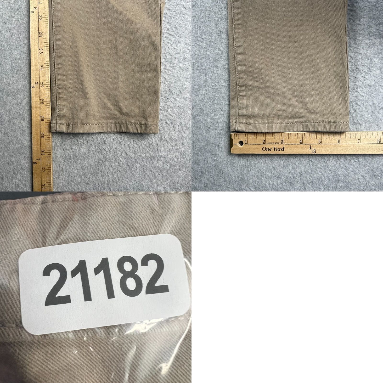 Flint And Tinder Flint & Tinder 365 Pants Slim Fit Chino Mens 32x30 Beige Stretch Size US 32 / EU 48 - 8 Thumbnail