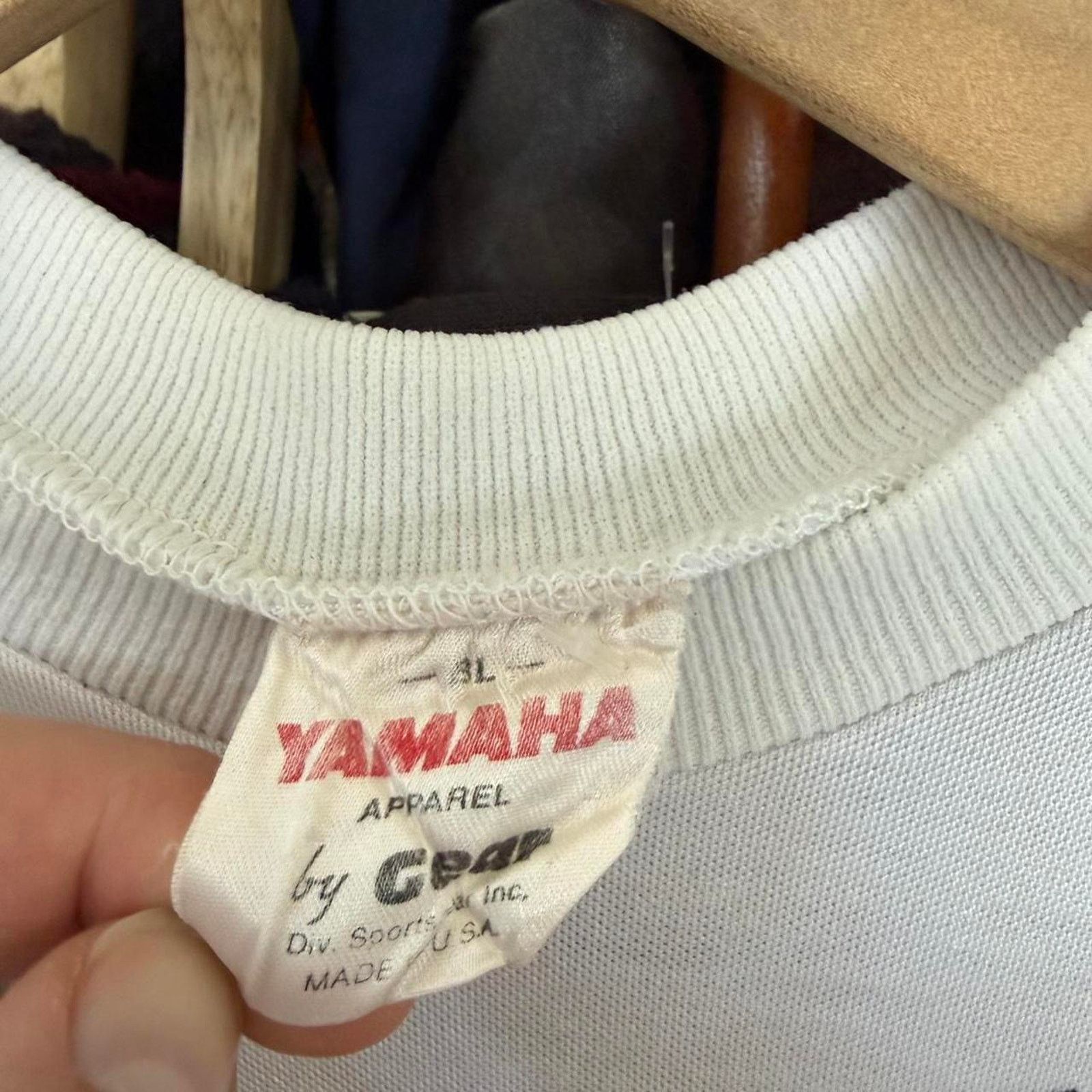 Other Vintage 70s or 80s Yamaha Motocross Jersey White Size US S / EU 44-46 / 1 - 6 Thumbnail