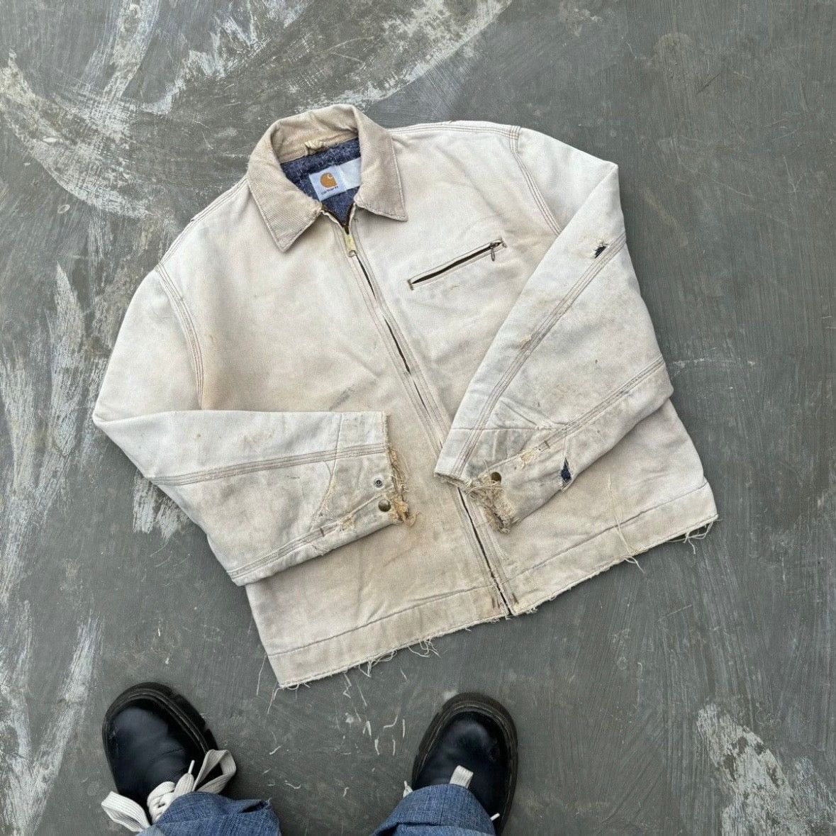 Carhartt Vintage 90s Faded Carhartt Detroit Jacket BRN Size US L / EU 52-54 / 3 - 4 Thumbnail