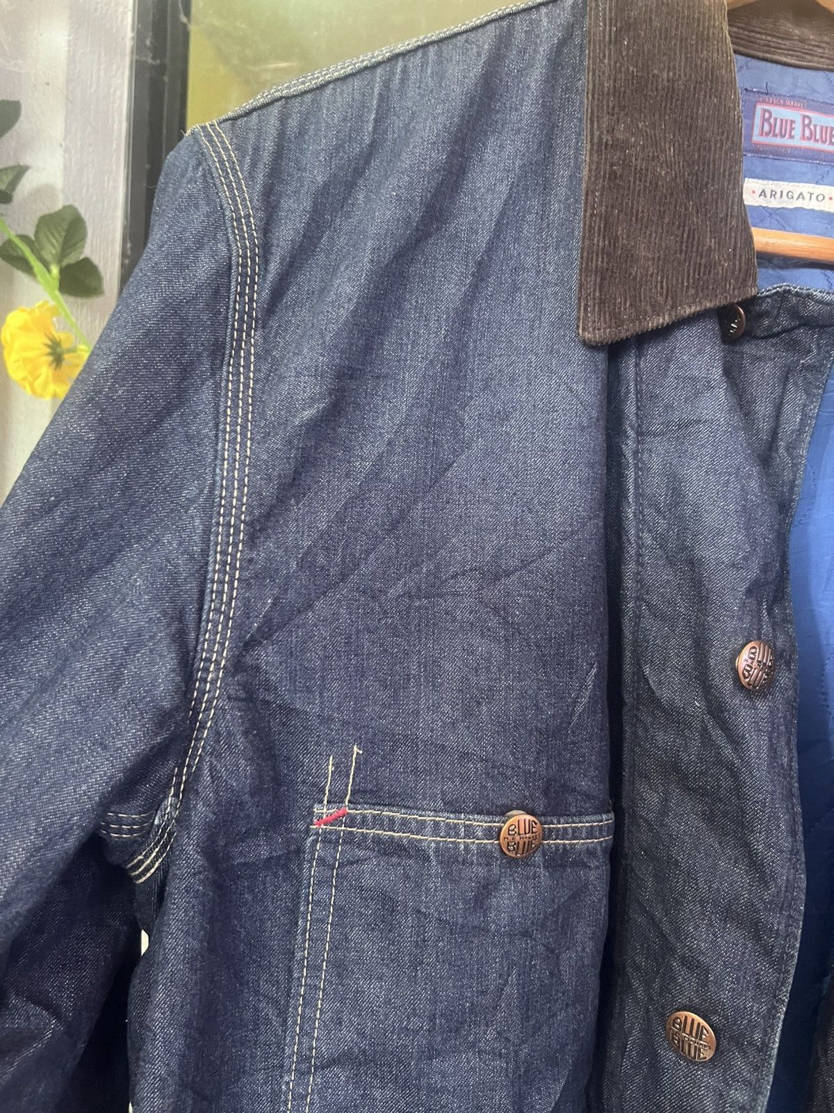 Blue Blue Japan BLUE BLUE ARIGATO JAPAN DENIM CHORE JACKET Size US L / EU 52-54 / 3 - 11 Thumbnail