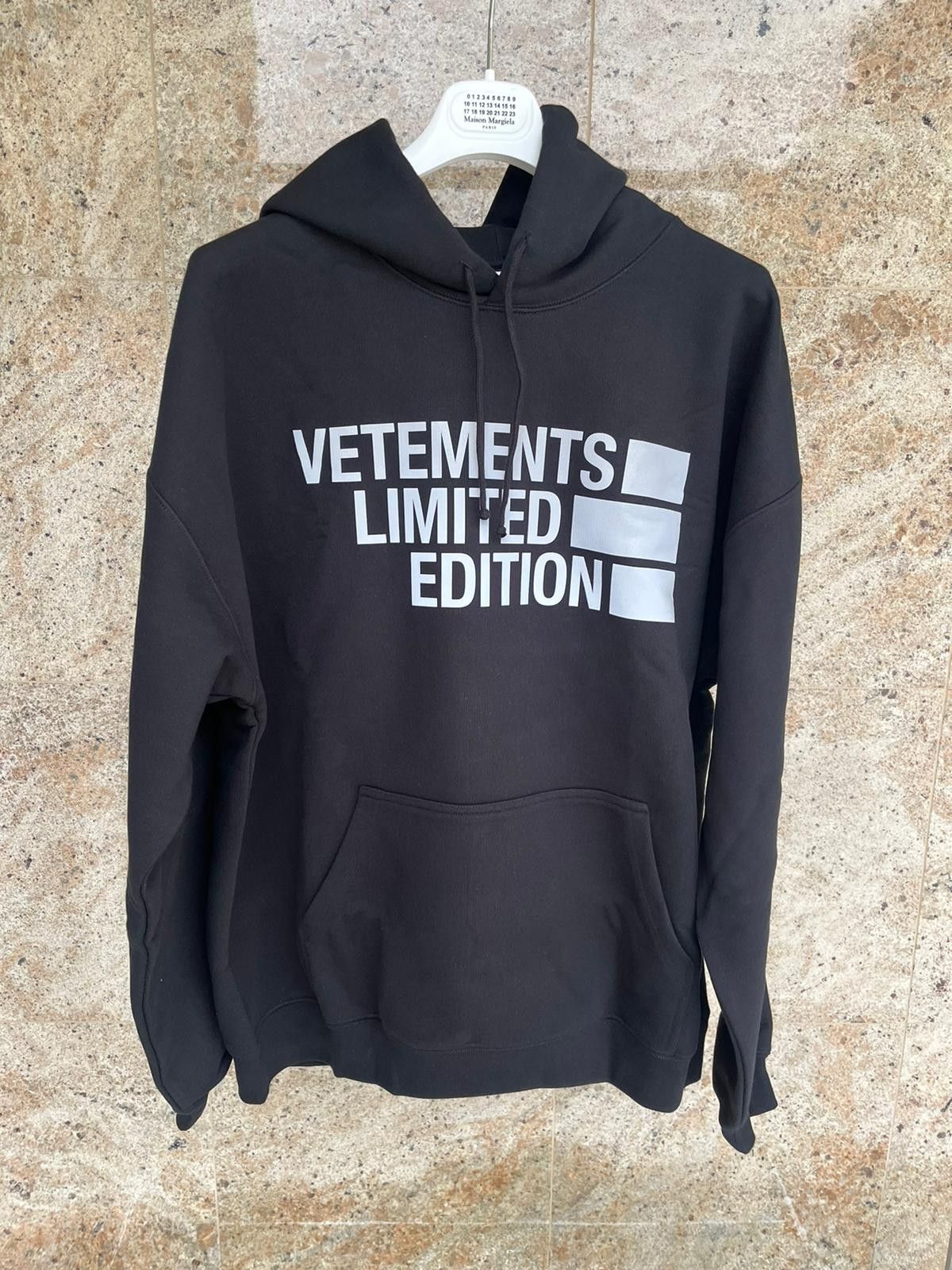 image of Vetements Big Logo Limited Edition Hoodie In Black, Men's (Size Small)
