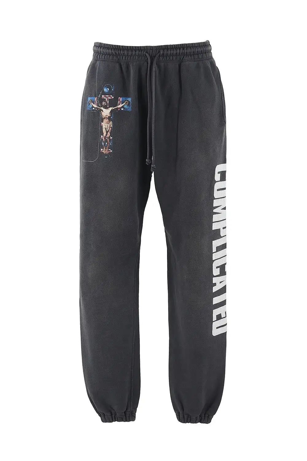 image of Saint Michael Kosuke Kawamura Sweatpants in Black, Men's (Size 36)