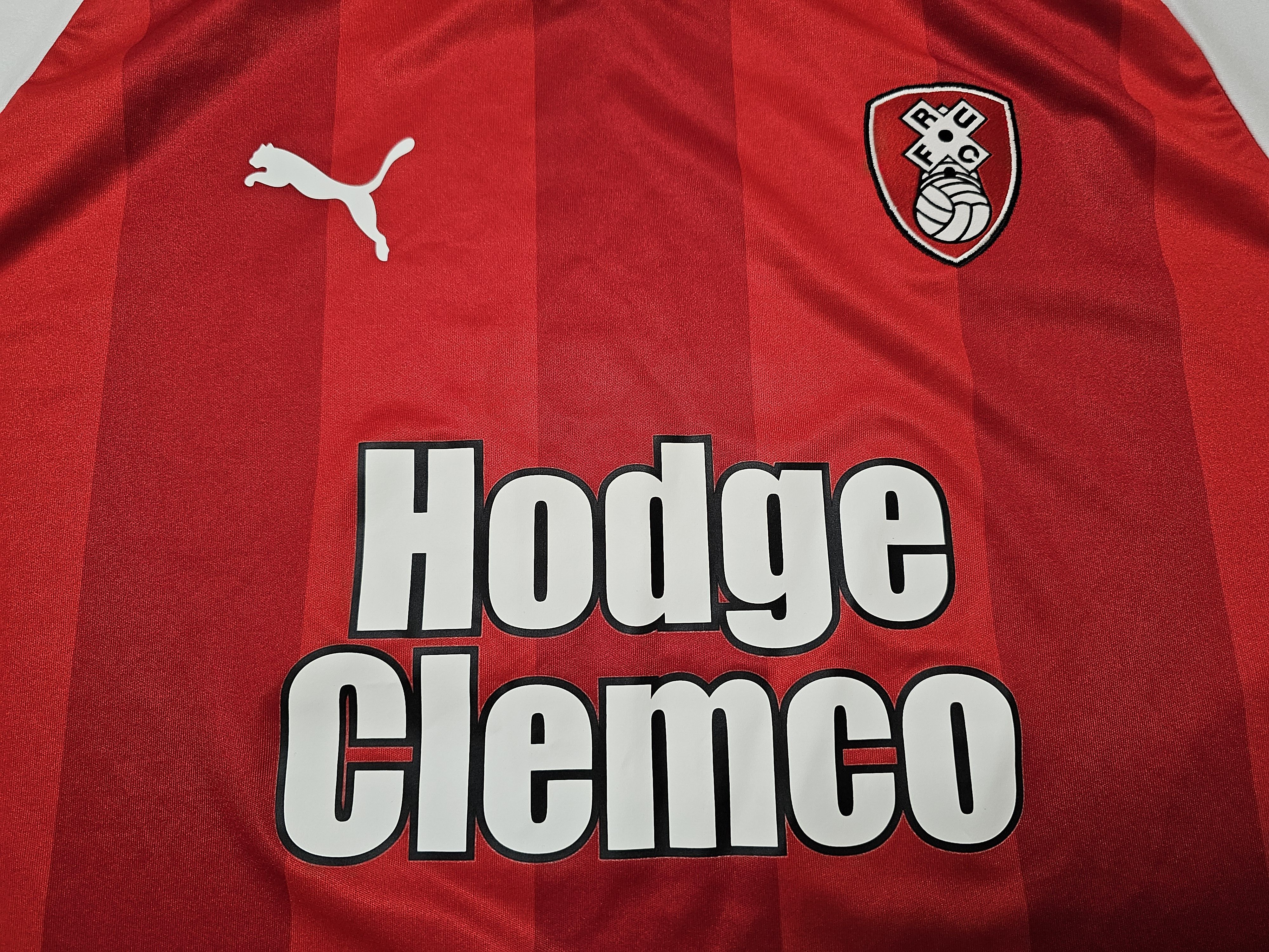 Puma ROTHERHAM UNITED 2018 2019 HOME FOOTBALL SOCCER JERSEY 3XL Size US XXL / EU 58 / 5 - 3 Thumbnail
