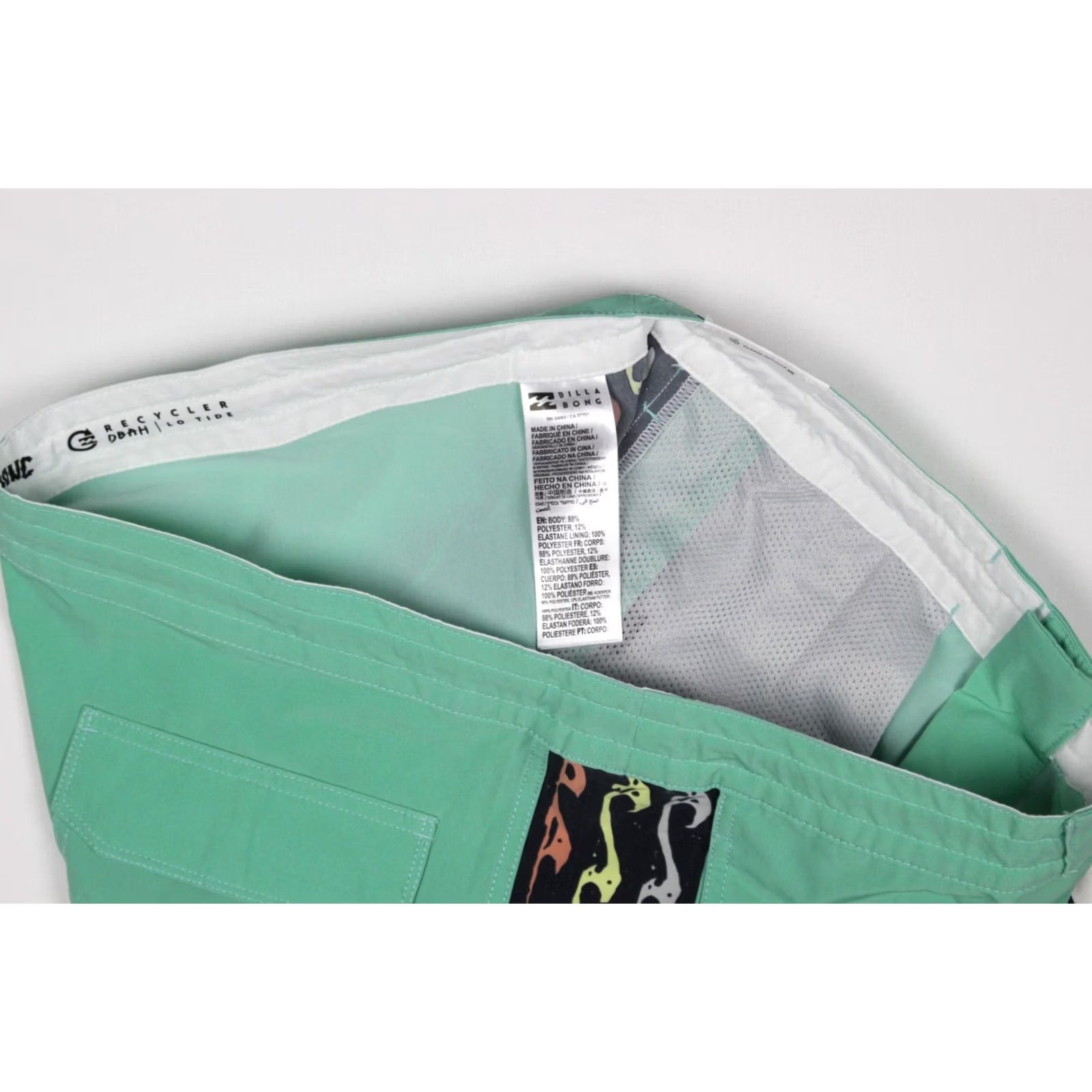 Billabong Billabong Men's D Bah Lo Tide Board Shorts Mid Length 38 Green GCZ0 Size US 38 / EU 54 - 4 Thumbnail