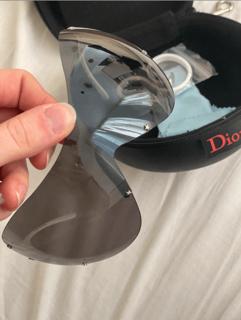 Dior Dior Sunglasses Ski Bike Millenium Ski Pop Rimless Vintage Size ONE SIZE - 3 Thumbnail