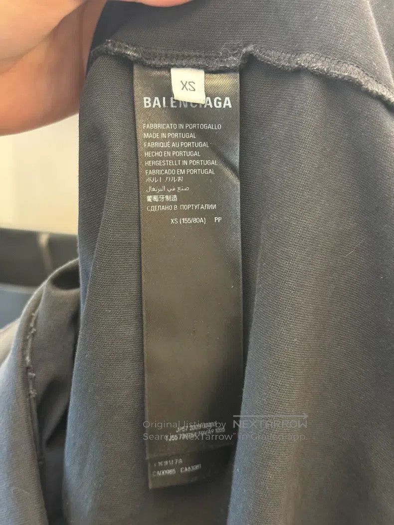 Balenciaga Balenciaga Tape Short Sleeve Size US XS / EU 42 / 0 - 4 Thumbnail