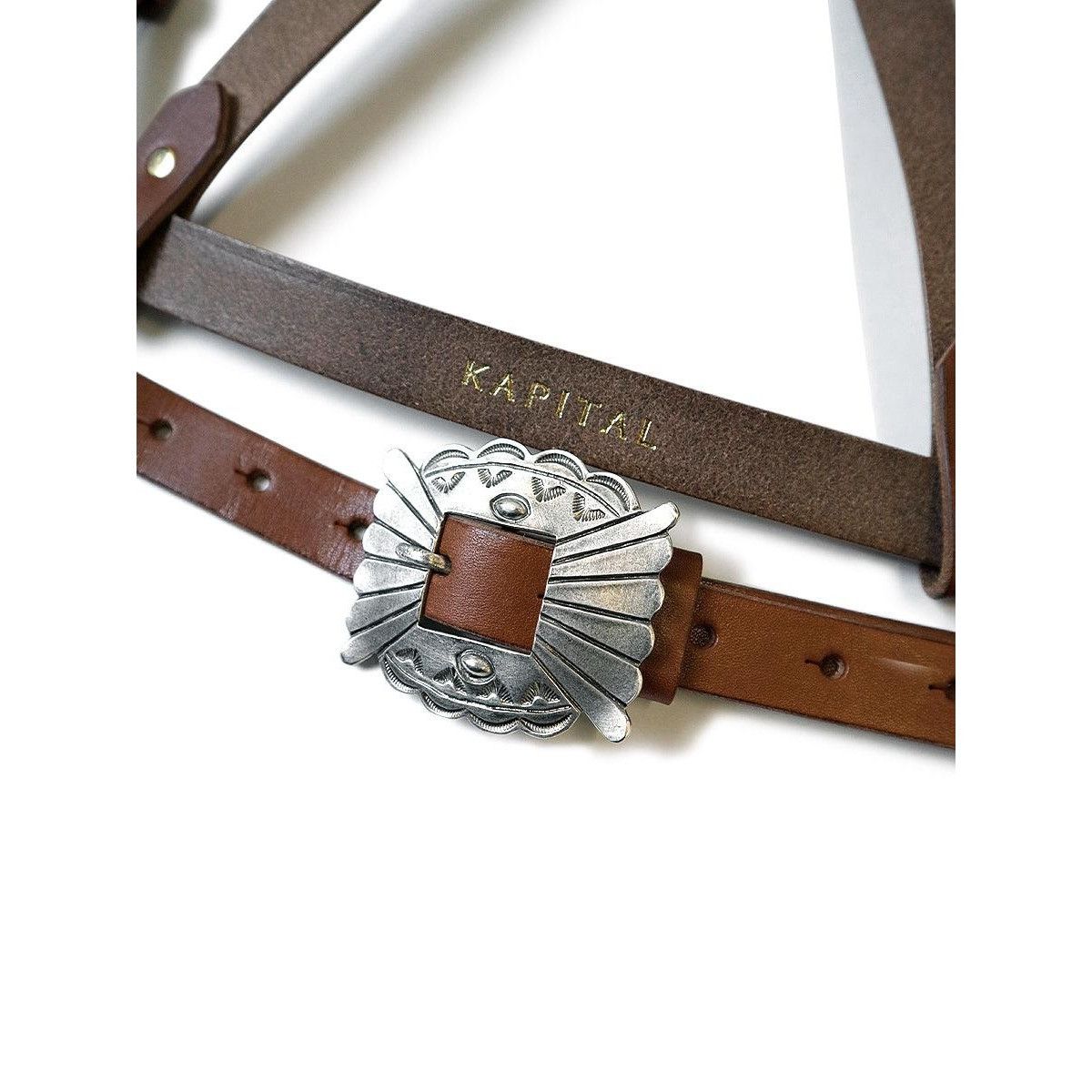 Kapital Kapital Leather Pueblo Buckle Harness (Time Sale) Size 32 - 4 Thumbnail