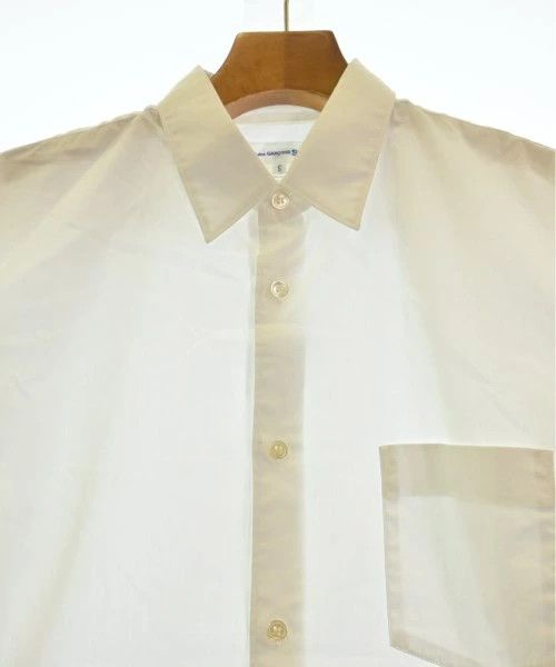 Comme des Garcons SHIRT Shirt Casual Long Sleeve Plain Button Up Cotton White Size US S / EU 44-46 / 1 - 4 Thumbnail