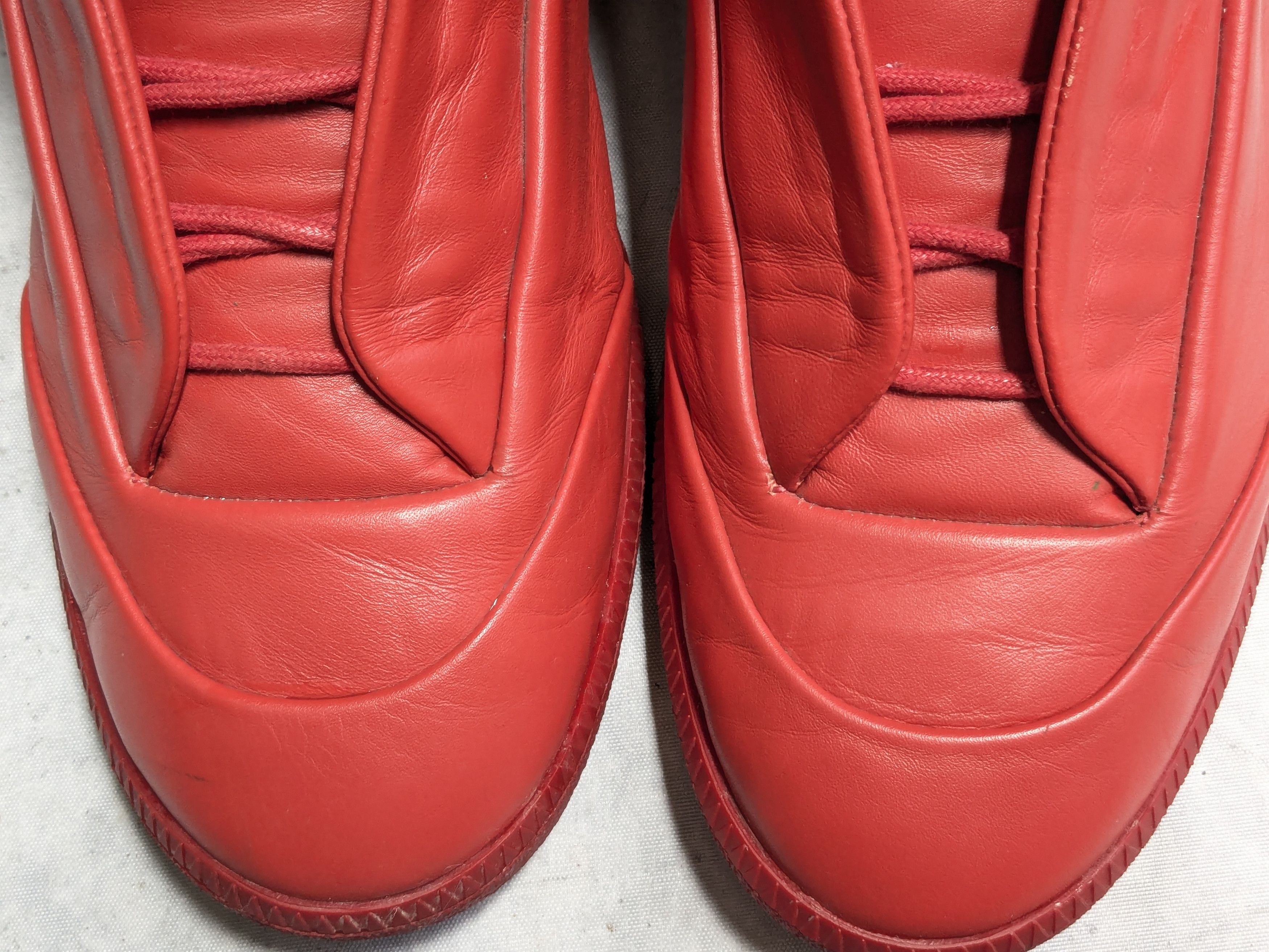 Maison Margiela Maison Margiela Future High Tops Sneakers Red 9 42 Size US 9 / EU 42 - 2 Thumbnail