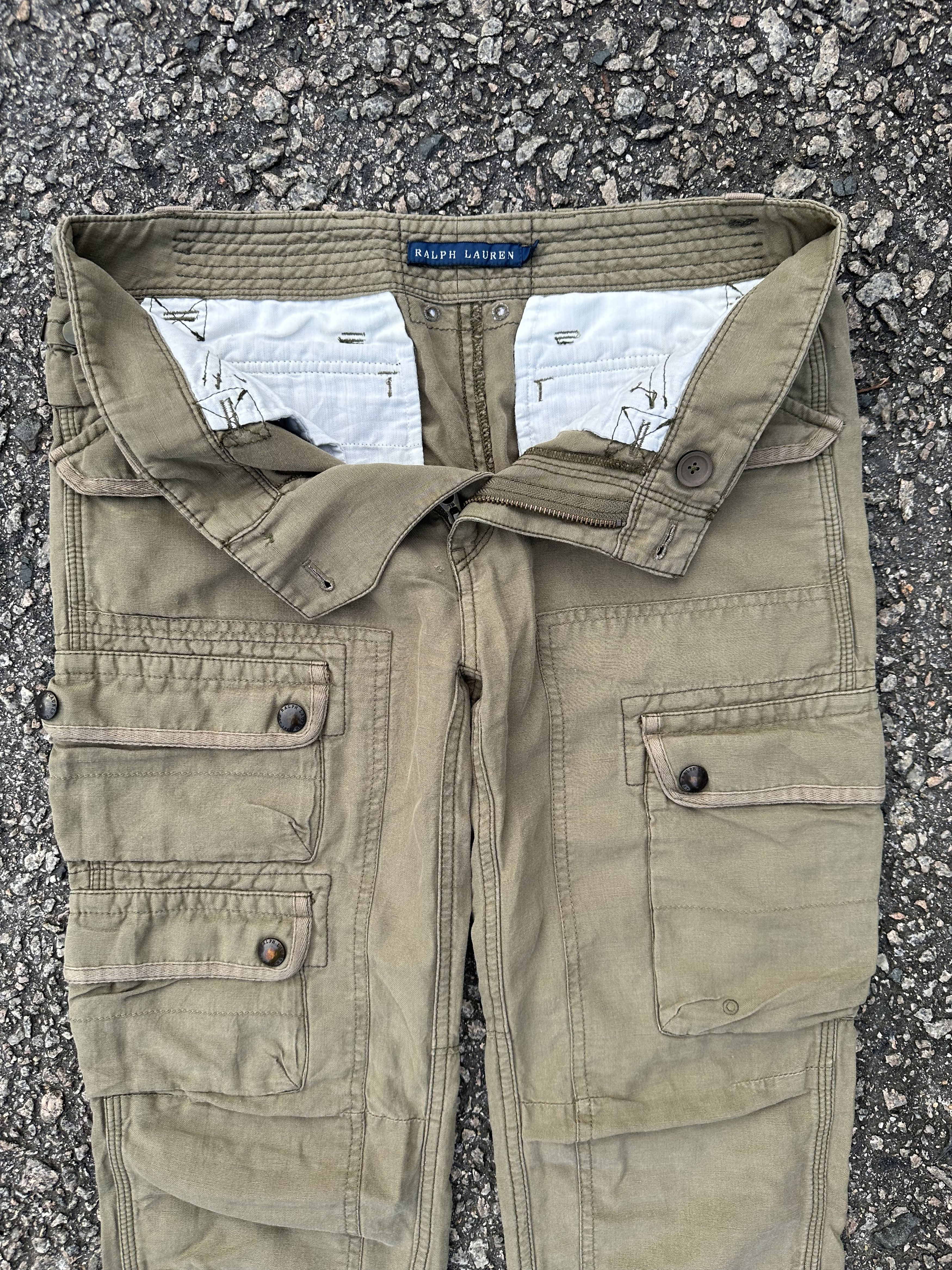 Japanese Brand CARGO PANTS POLO RALPH LAUREN SENDITIONARIES MULTIPOCKET Size US 29 - 7 Thumbnail