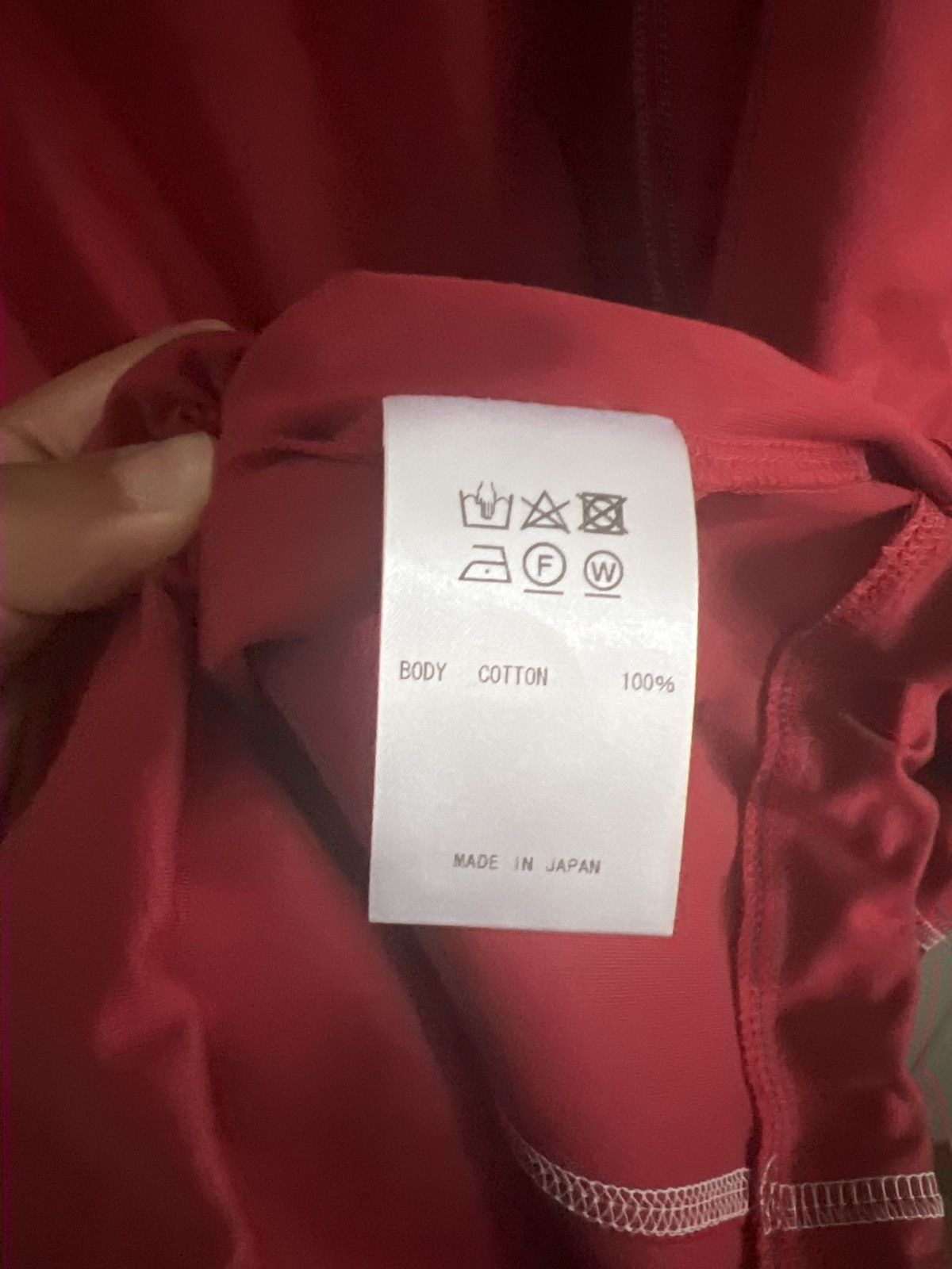 Japanese Brand Clesste Red Massive Future T-shirt with Drawstrings Size US M / EU 48-50 / 2 - 4 Thumbnail