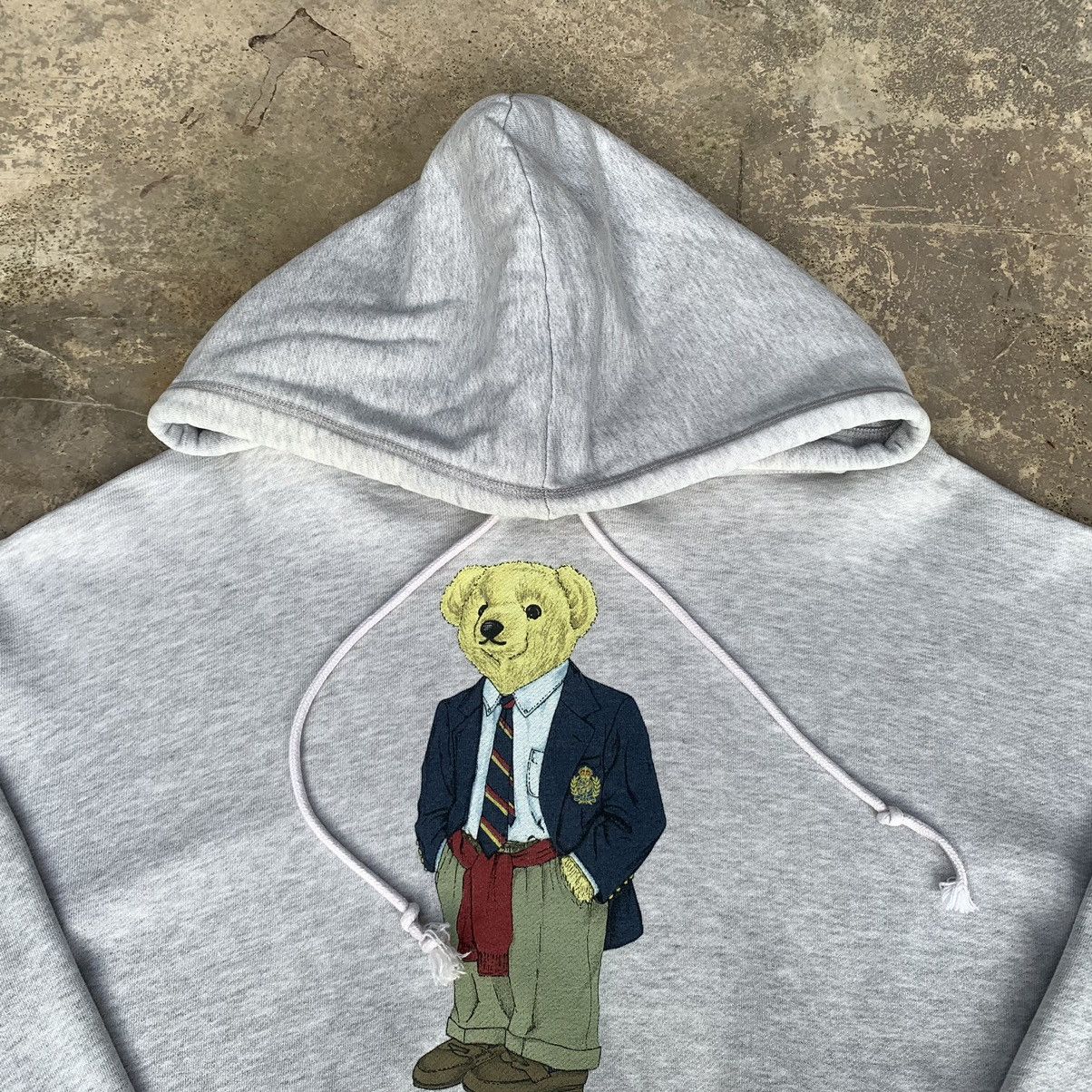 Vintage Rare! Vintage 90s Polo Bear Ralph Lauren Hoodie Size US L / EU 52-54 / 3 - 5 Thumbnail
