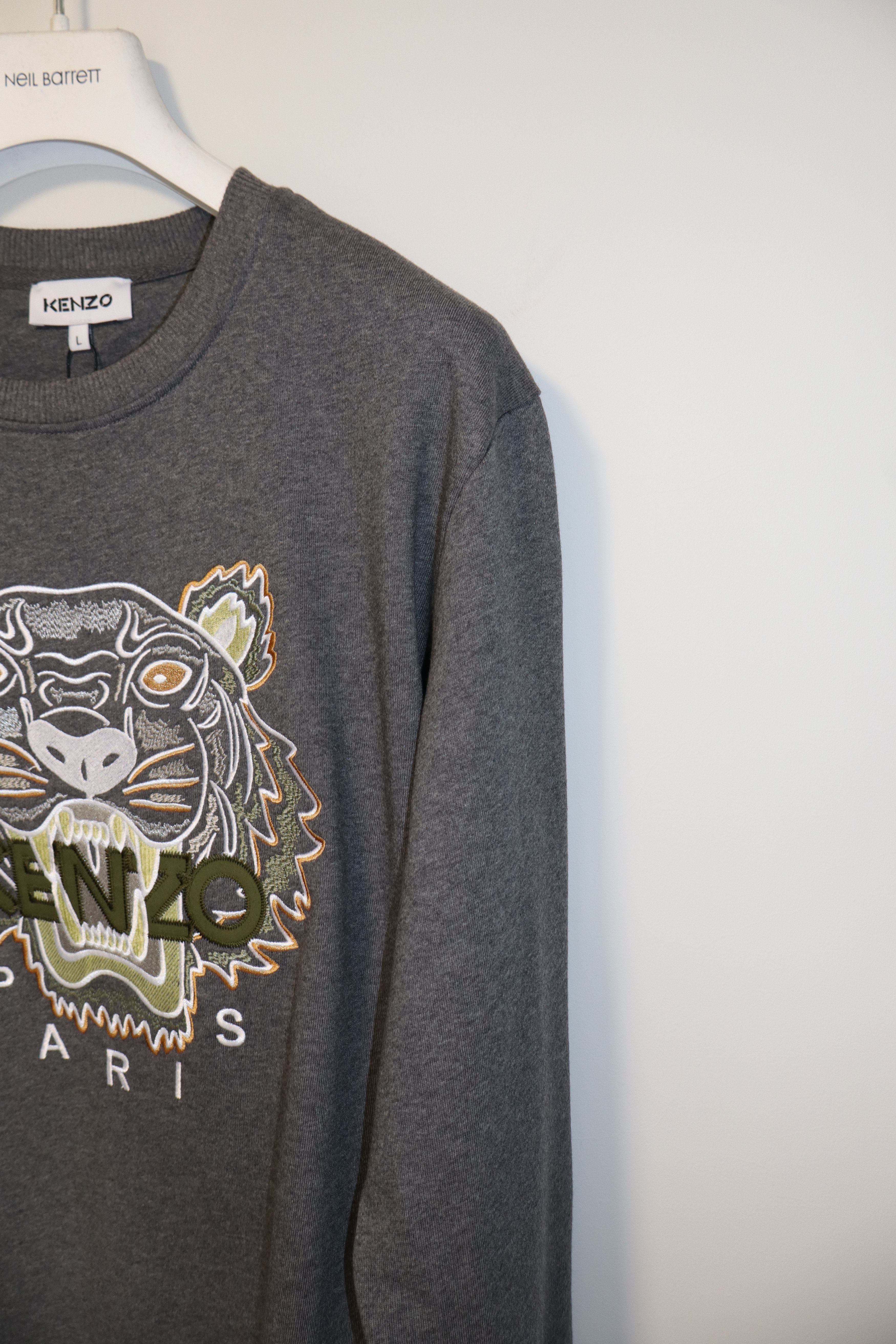 Kenzo Embroidered tiger sweatshirt Size US L / EU 52-54 / 3 - 4 Thumbnail