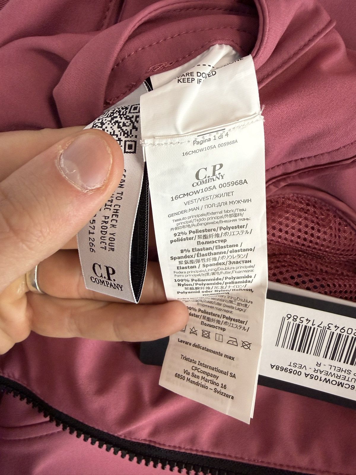 C.P. Company Red C.P. Company C.P. Shell-R Vest (brand new with tags) 4XL Size US XXL / EU 58 / 5 - 11 Thumbnail