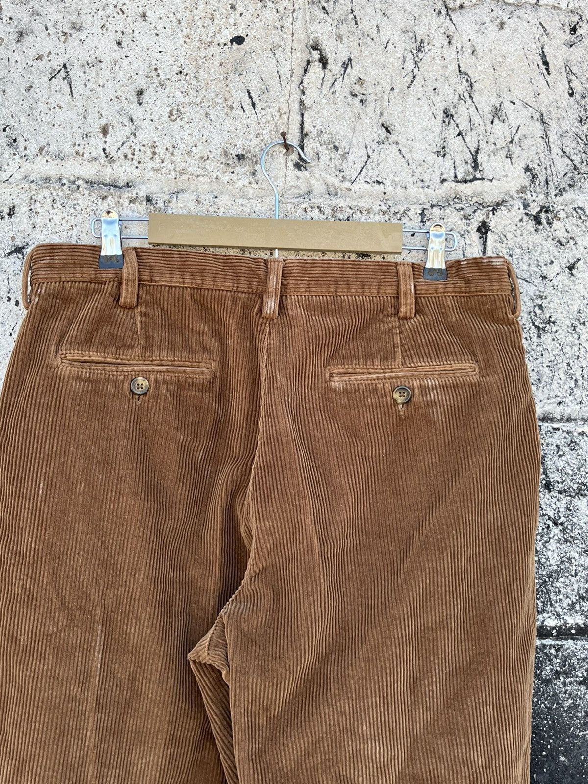 Vintage Corduroy baggy fit wide leg earth tone brown pants preppy Size US 34 / EU 50 - 6 Thumbnail