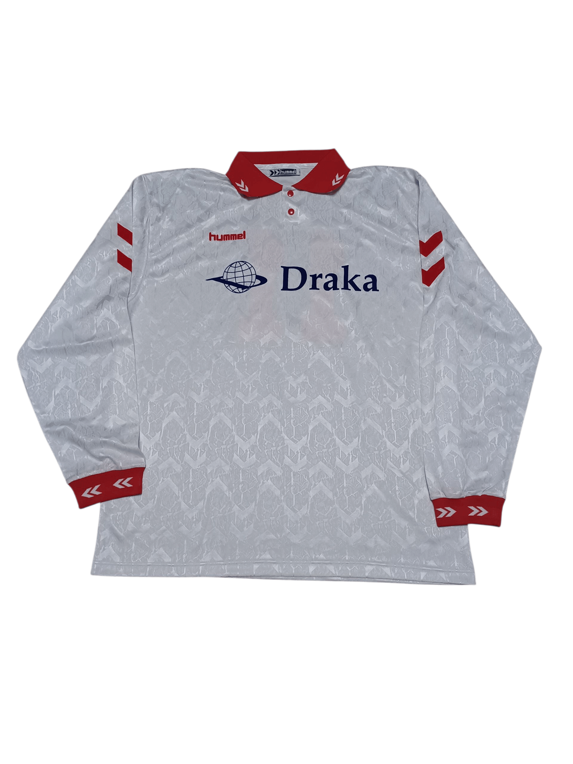 HUMMEL VINTAGE 90S LONG SLEEVE SOCCER JERSEY FOOTBALL