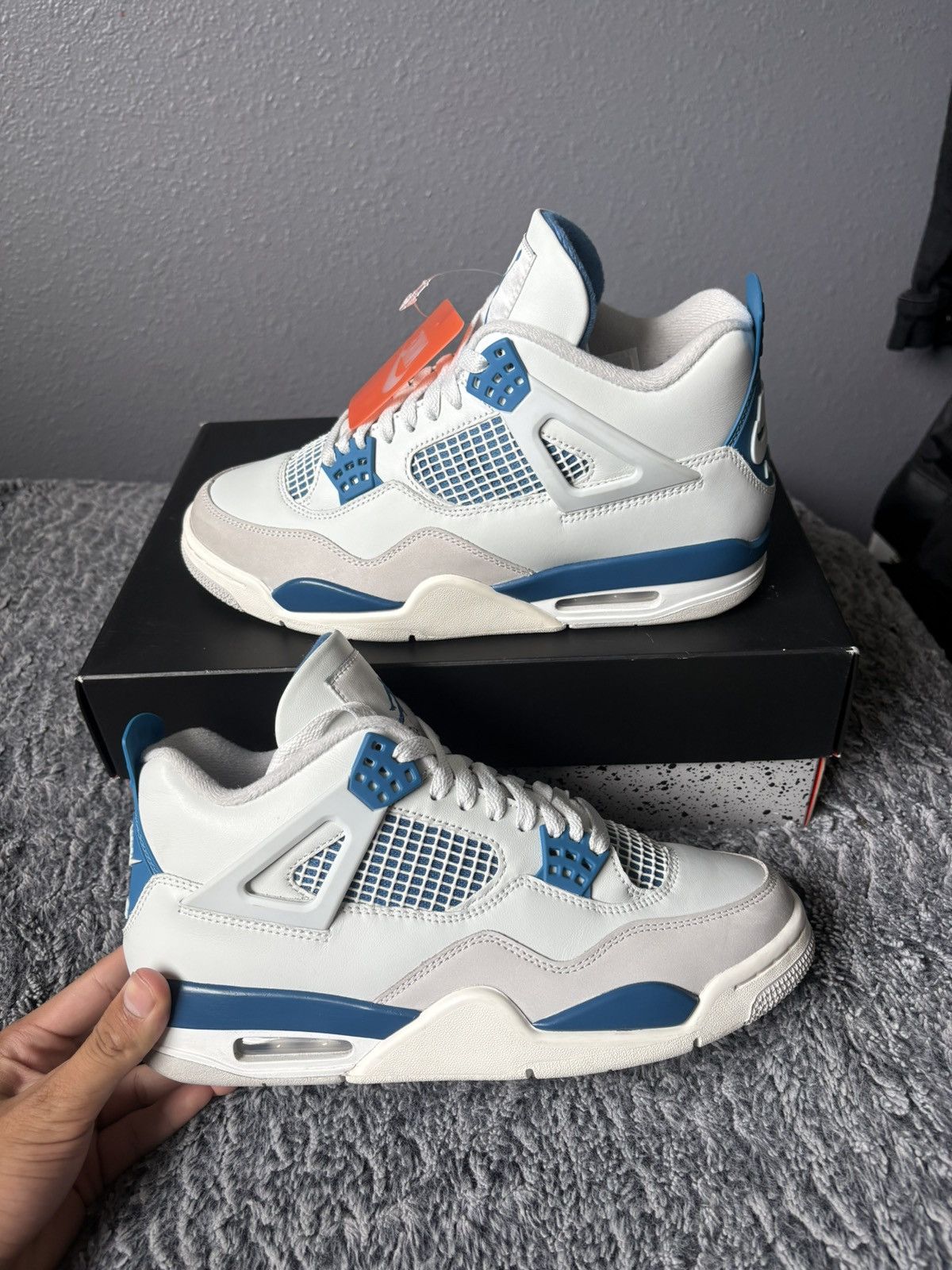Jordan Brand Jordan 4 Military Blue Size 8.5 Size US 8.5 / EU 41-42 - 6 Thumbnail