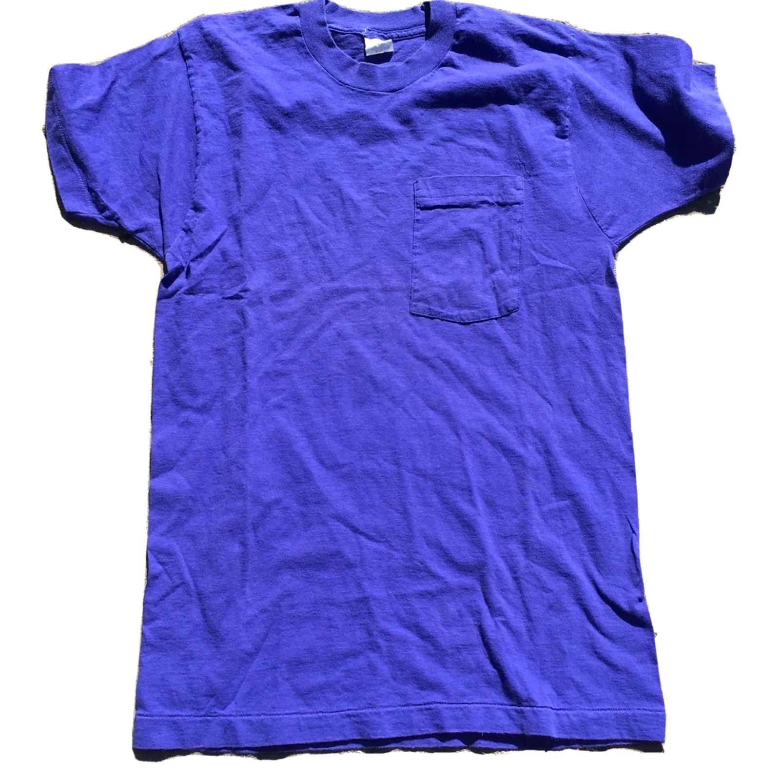 Fruit Of The Loom VINTAGE Fruit Of The Loom Pocket T-Shirt Sz L Made In USA Shirt Mens Short Sleeve 100% Cotton See Pics Size US L / EU 52-54 / 3 - 2 Thumbnail