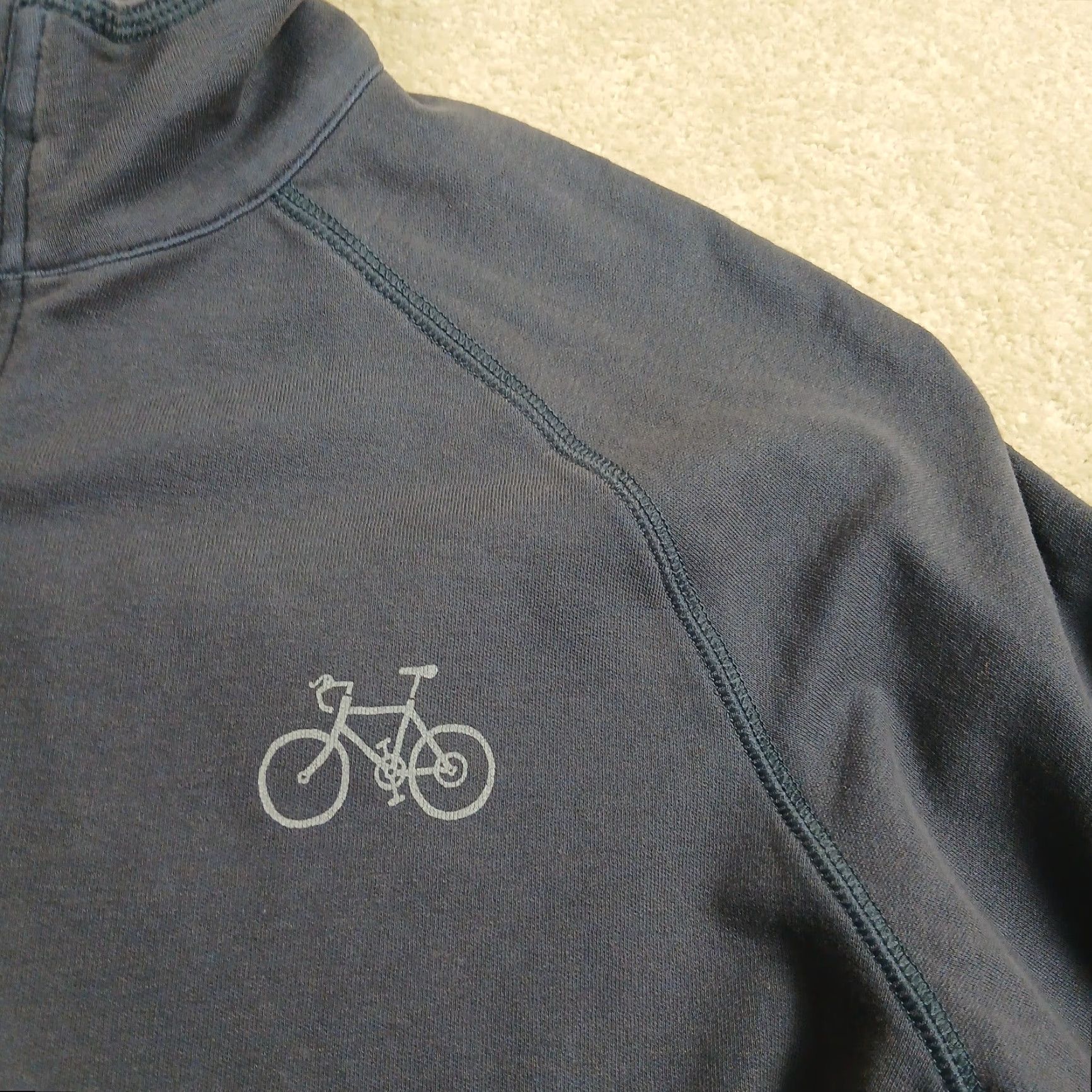 Life is Good Life Is Good 1/4 Zip Pullover Mens Medium Blue Bikes Bicycles Casual Shirt Sports Outdoor Size US M / EU 48-50 / 2 - 5 Thumbnail