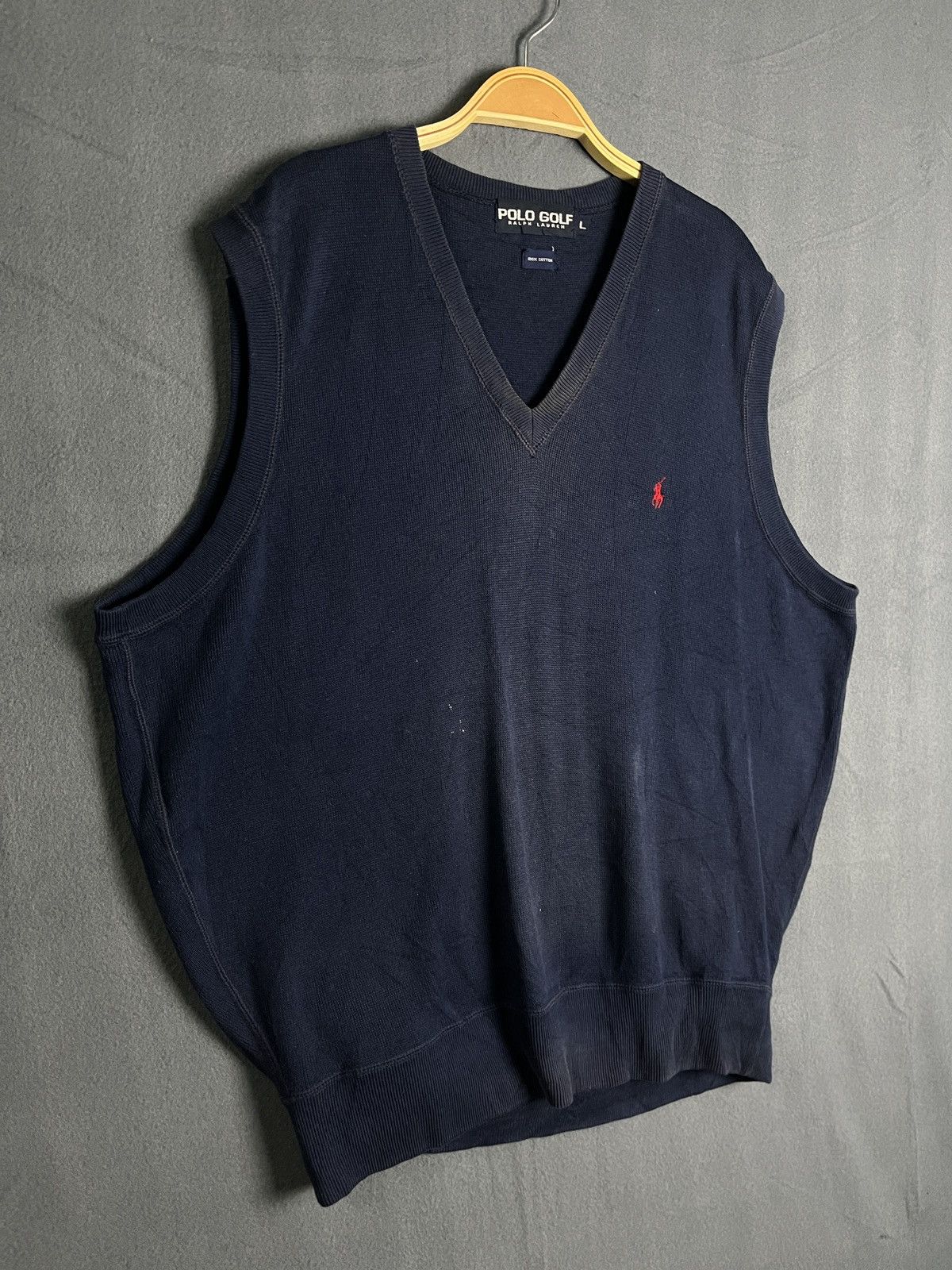 Polo Ralph Lauren × RLX Ralph Lauren × Vintage Polo Golf Ralph Lauren Large Sweater Vest Size US L / EU 52-54 / 3 - 3 Thumbnail