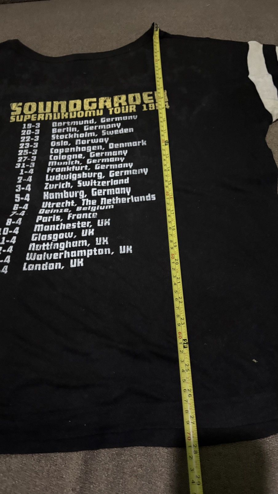 Band Tees Soundgarden Superunknow Tour Shirt Nirvana Pearl jam Size US XL / EU 56 / 4 - 7 Thumbnail
