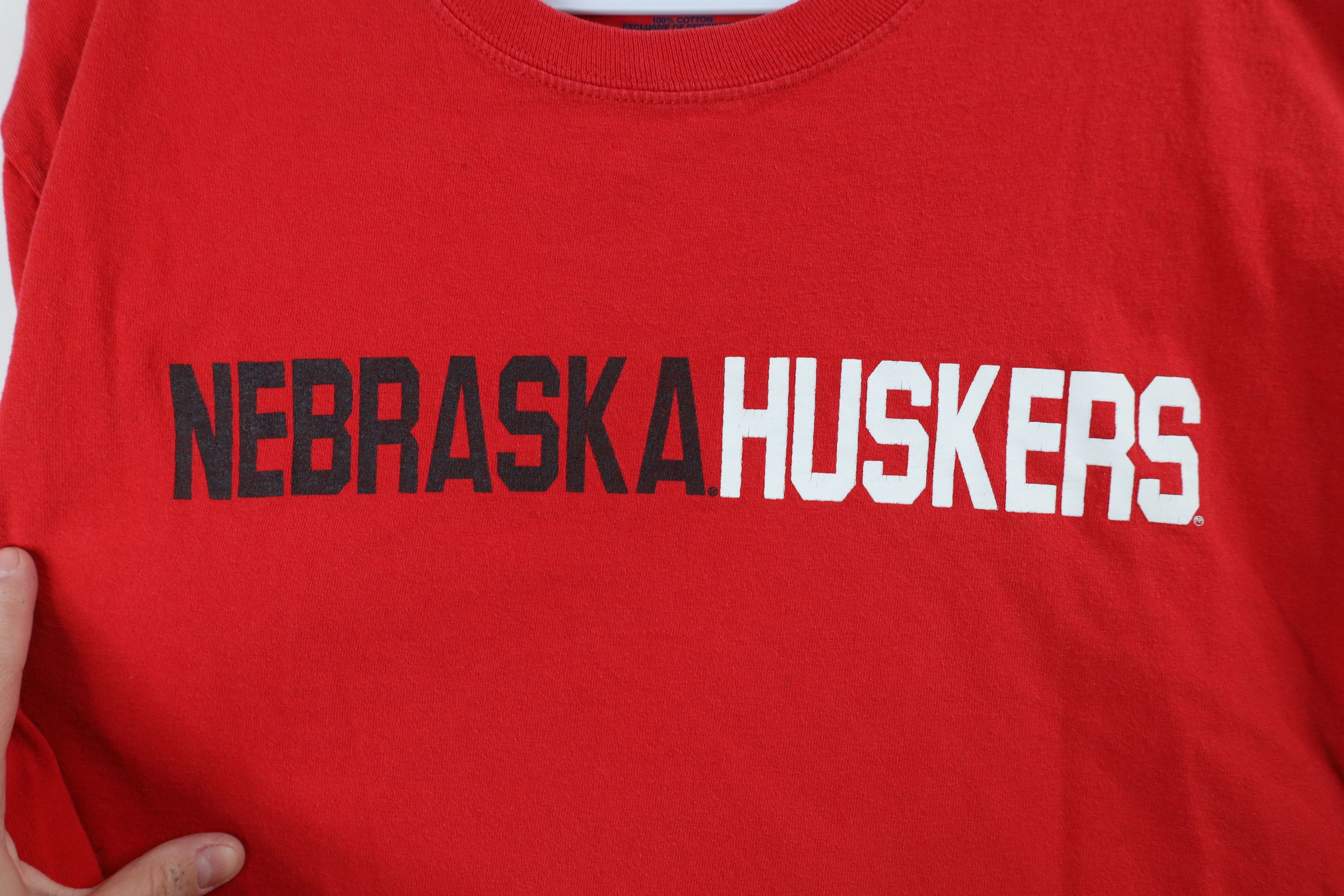 Champion × Vintage Vintage Champion University of Nebraska T-Shirt Red Size US M / EU 48-50 / 2 - 5 Thumbnail
