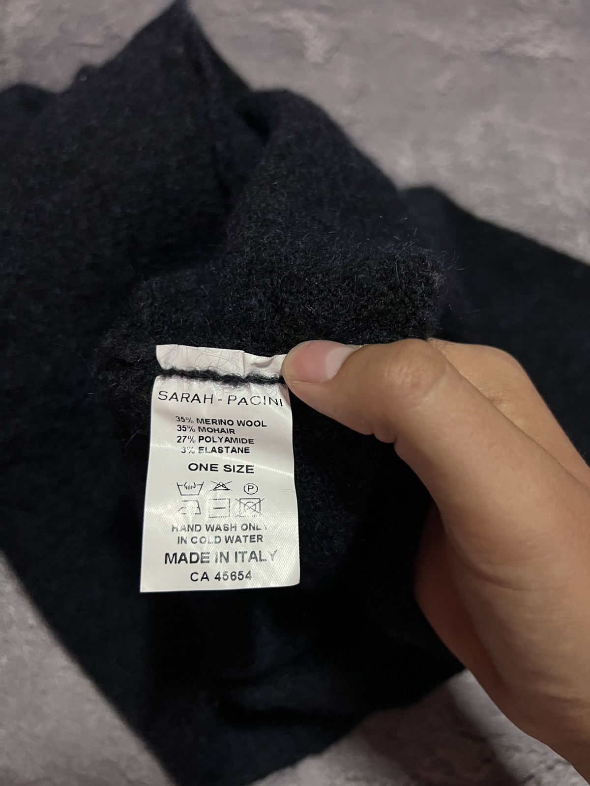 Sarah Pacini Avant-Garde Sarah Pacini Rare Wool Kid Mohair Sweater Size ONE SIZE - 5 Thumbnail