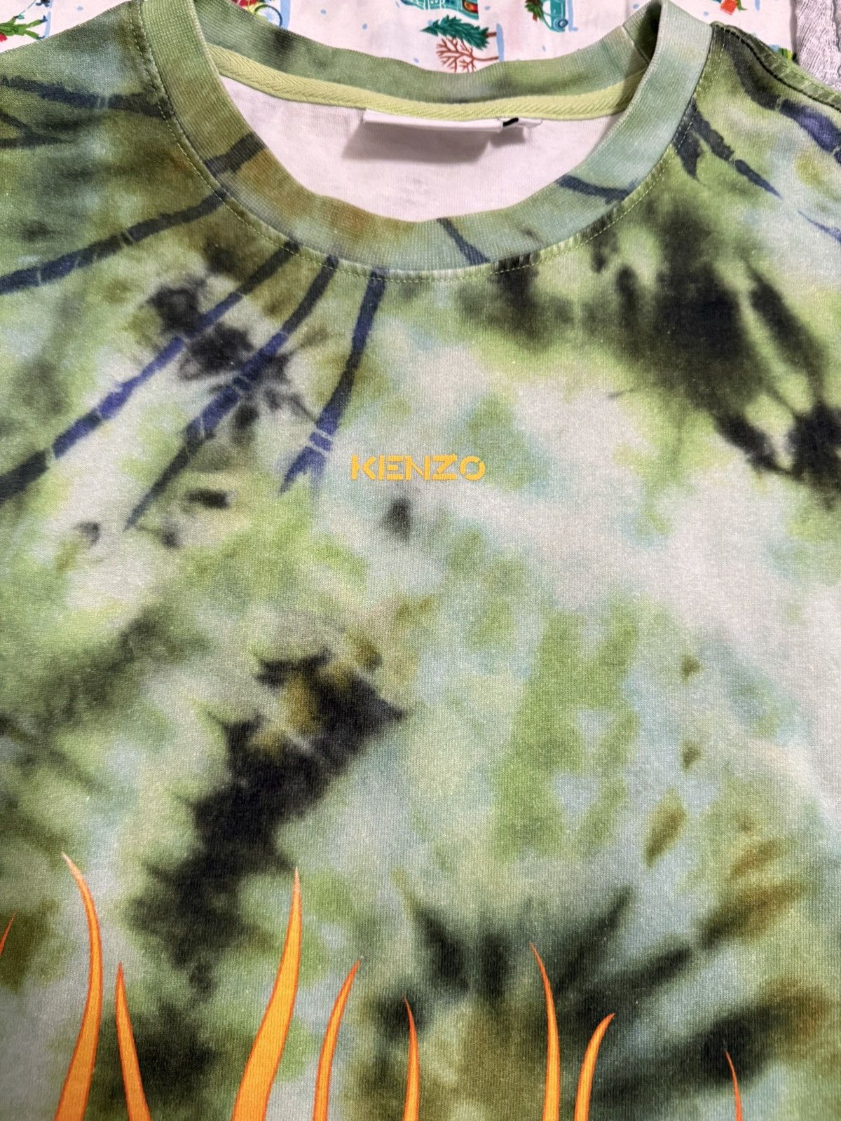 Kenzo Kenzie Tie-Dye print T-shirt Size US L / EU 52-54 / 3 - 2 Thumbnail