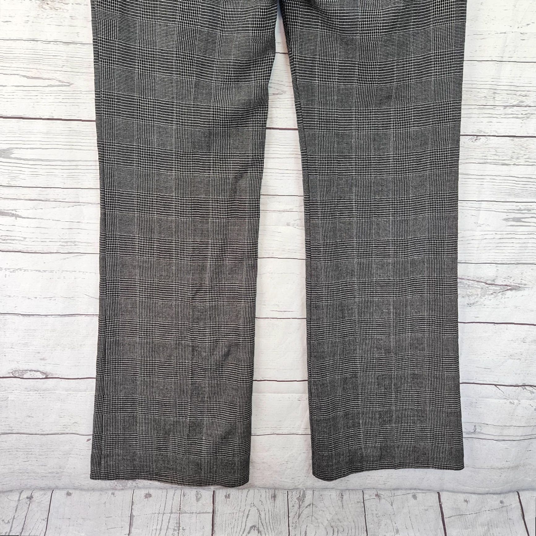 Norma Kamali Norma Kamali Pants Womens Slim Mid Rise Black Gray 6 Dress Pants Polyester Blend Regular 31.5" Inseam Size 28" / US 6 / IT 42 - 5 Thumbnail
