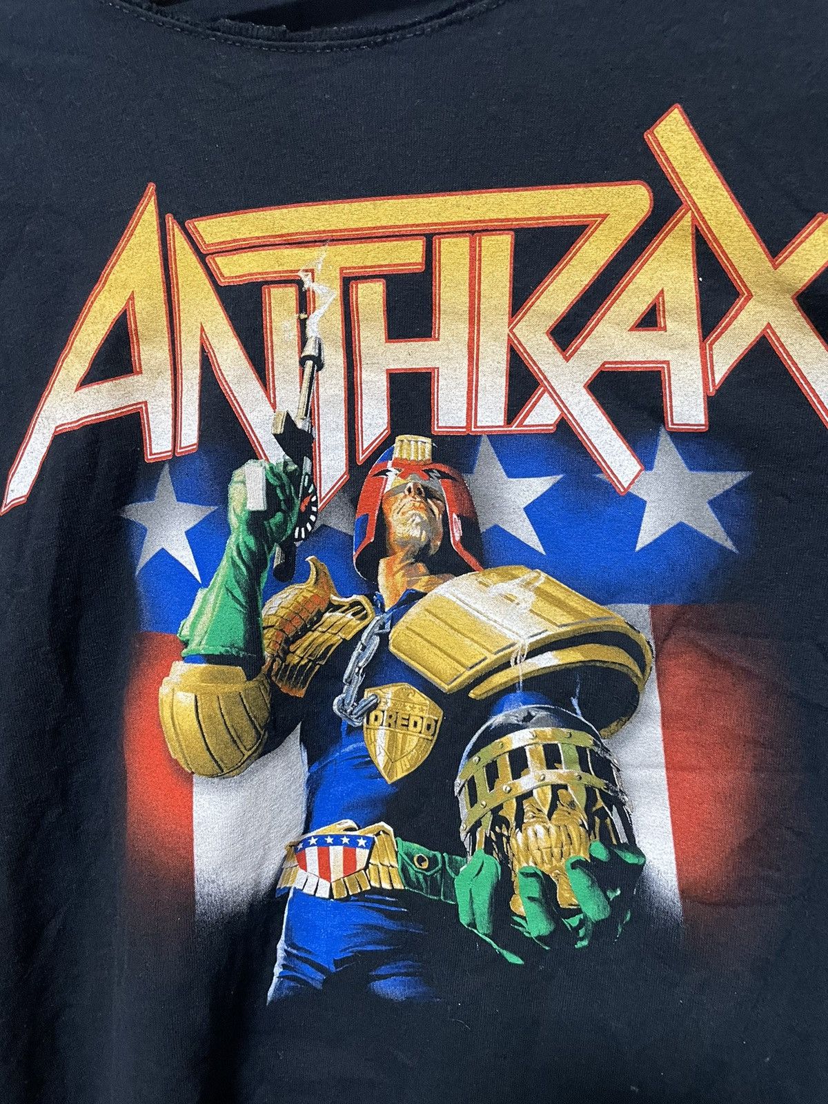 Band Tees Vintage Anthrax I Am The Law Rock It Longsleeve Tee L Size US L / EU 52-54 / 3 - 4 Thumbnail