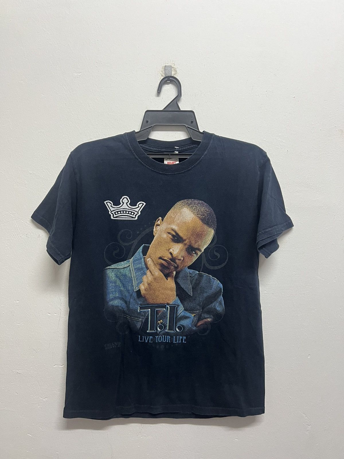 Rap Tees × Vintage Vintage T.I Live Your Life Grand Hustle Rap Tees Size US M / EU 48-50 / 2 - 1 Thumbnail