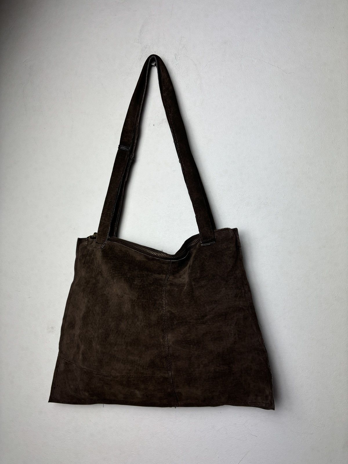 Japanese Brand × Vintage Bag hobo hand tote shoulder brown simply Size ONE SIZE - 2 Thumbnail
