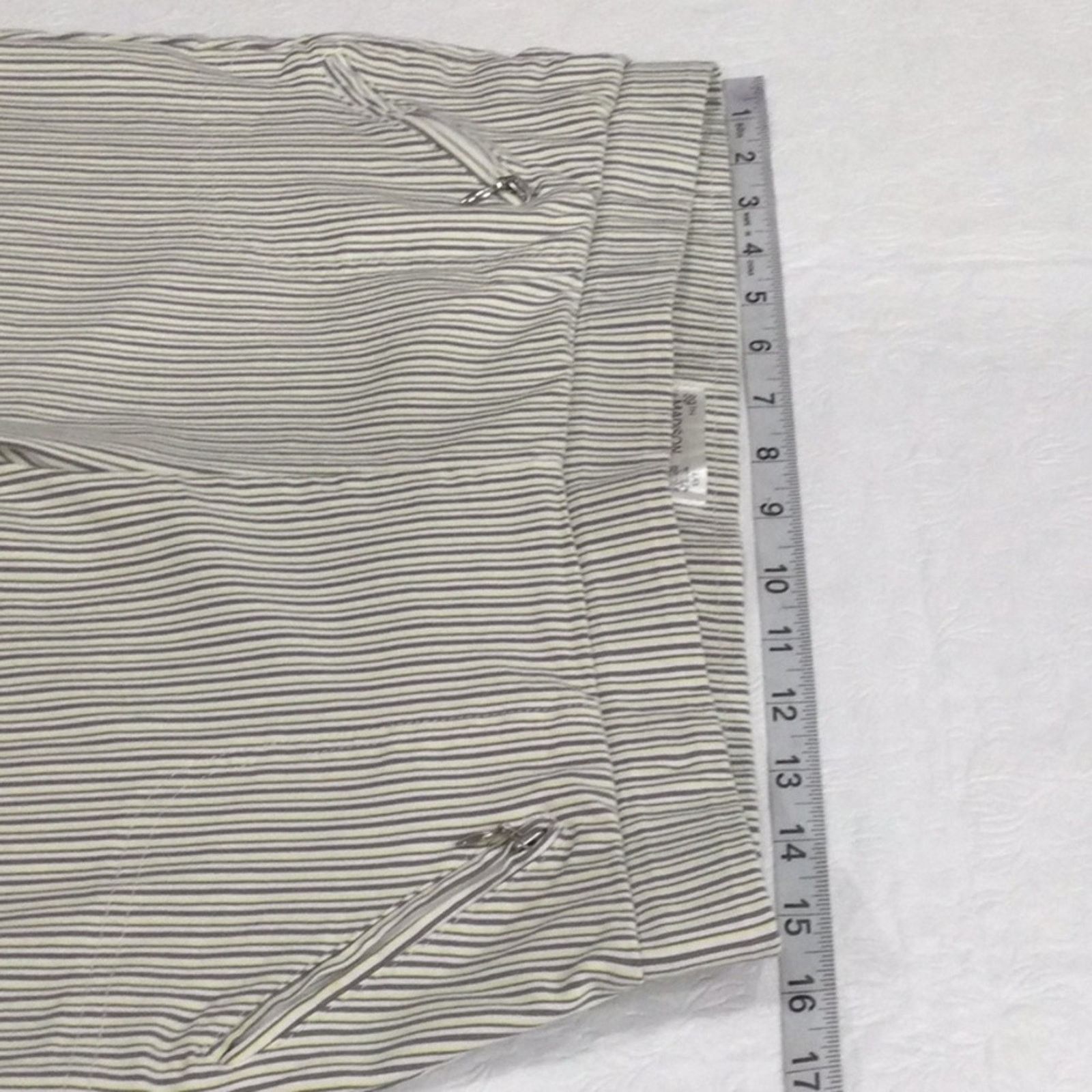 Other 89th & Madison Striped Zipper Pockets Bermuda Shorts Size L Size 32" / US 10 / IT 46 - 9 Thumbnail