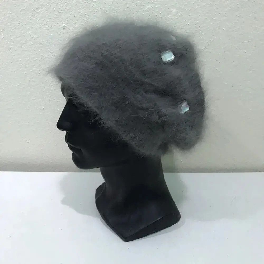 Japanese Brand Japanese Brand Angora Wool Beanie Hat Size ONE SIZE - 2 Thumbnail