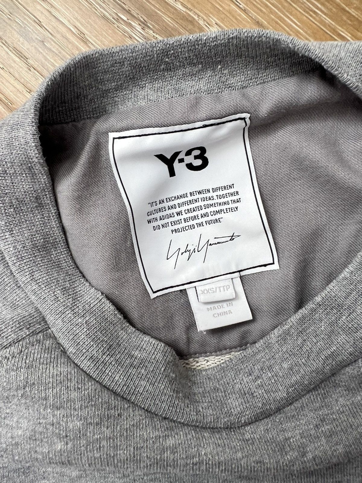 Y-3 Adidas Y-3 cropped crewneck Size XXS / US 00 / IT 34 - 3 Thumbnail