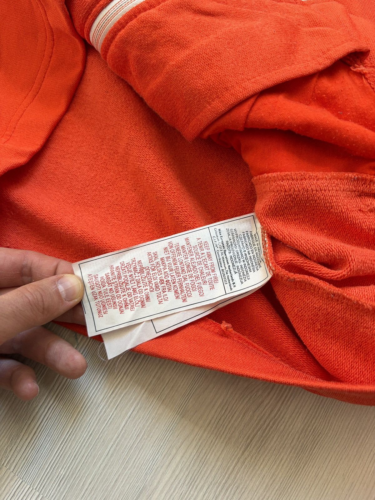 Nike Nike Vintage Cortez 02 Orange Zip Tracking Jacket Size US L / EU 52-54 / 3 - 12 Thumbnail