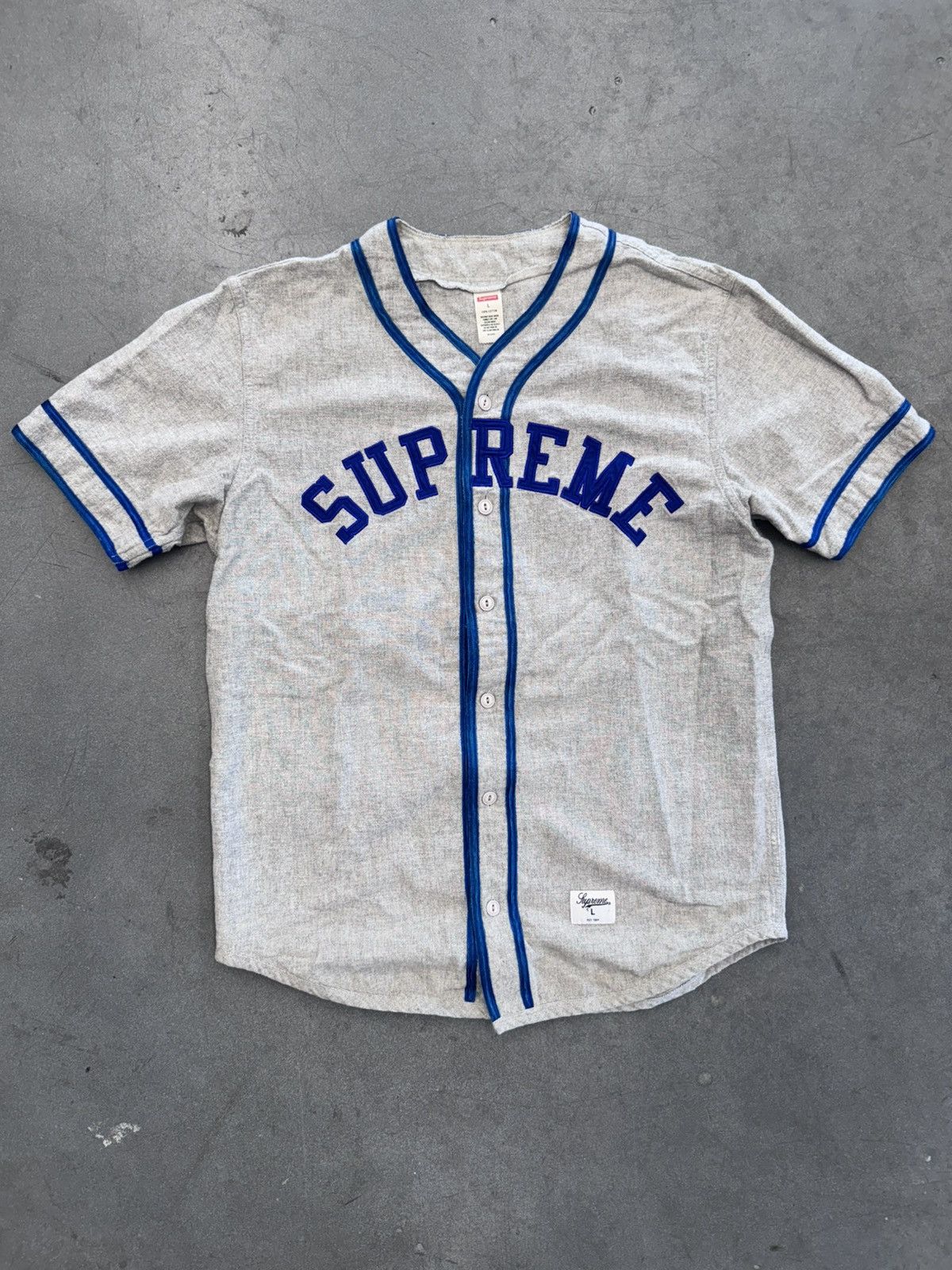 Supreme SS10 Supreme Baseball Jersey Size US L / EU 52-54 / 3 - 1 Thumbnail