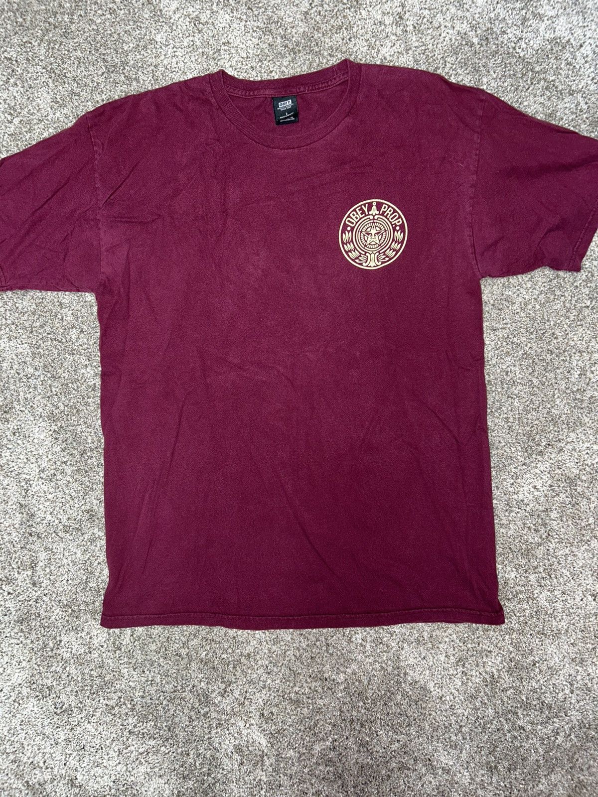 Obey OBEY Star Logo T-shirt Size US L / EU 52-54 / 3 - 1 Thumbnail