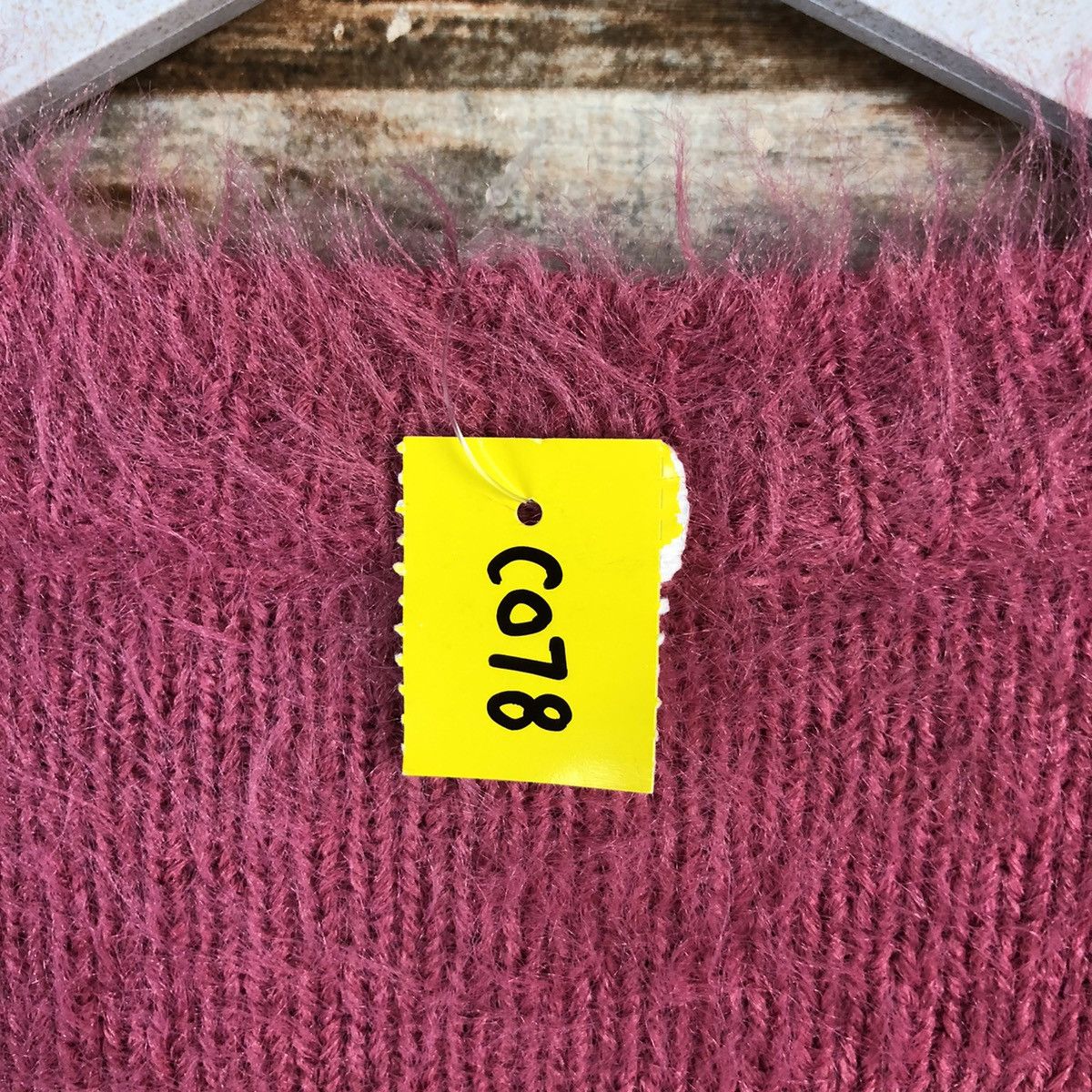 Vintage DLL Japanese Brand Pink Mohair fur shaggy Knitwear #C078 Size S / US 4 / IT 40 - 9 Thumbnail