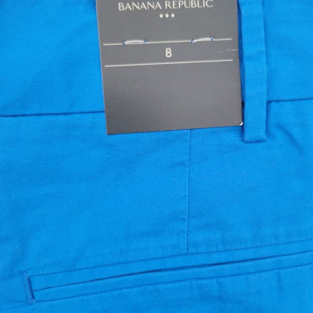 Banana Republic Banana Republic Women Cotton Blend Pleated Shorts 8 Waist 30 Size 30" / US 8 / IT 44 - 8 Thumbnail