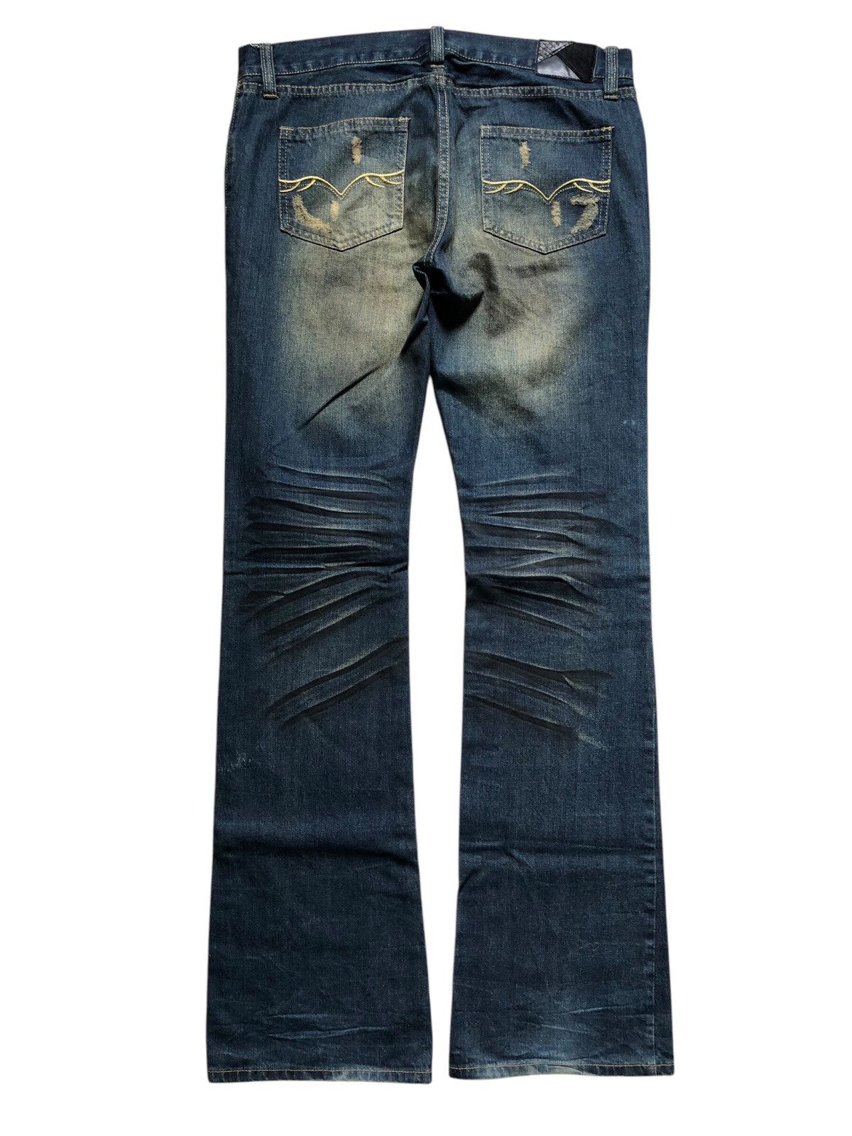 GOSTAR DE FUGA Fuga distressed rusty flare jeans Size US 33 - 2 Thumbnail