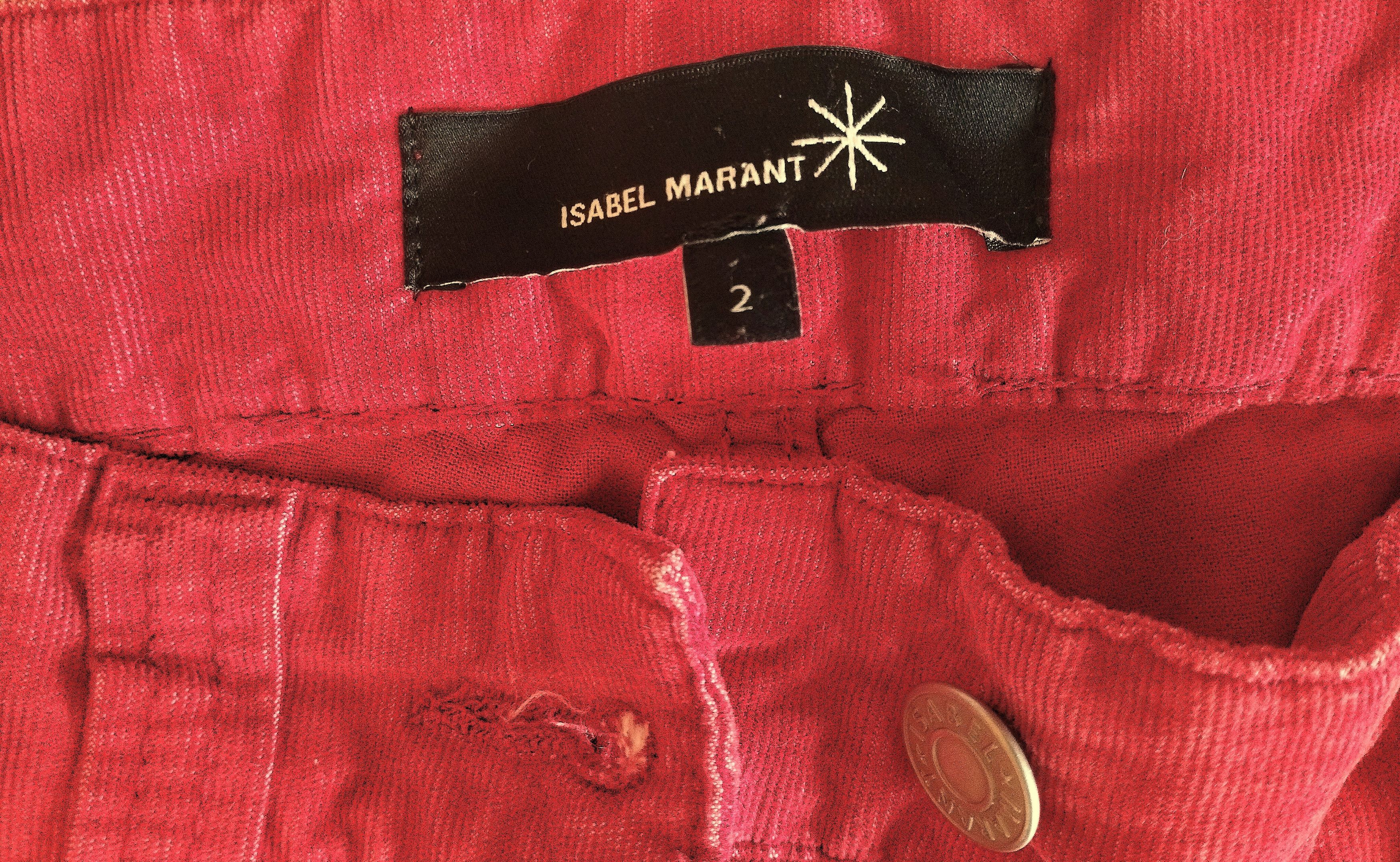 Isabel Marant Isabel Marant Pantalon Velours Light U Turn T2 Size 27" / US 4 / IT 40 - 3 Thumbnail