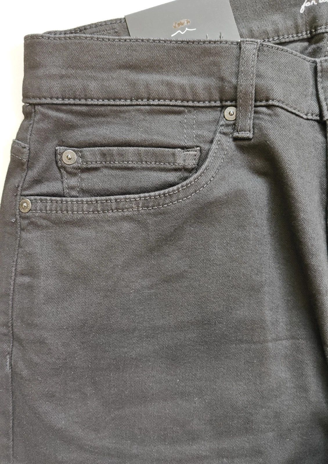 7 For All Mankind 7 For All ManKind Austyn Black Onyx Jeans T / 6037 Size US 33 - 4 Thumbnail