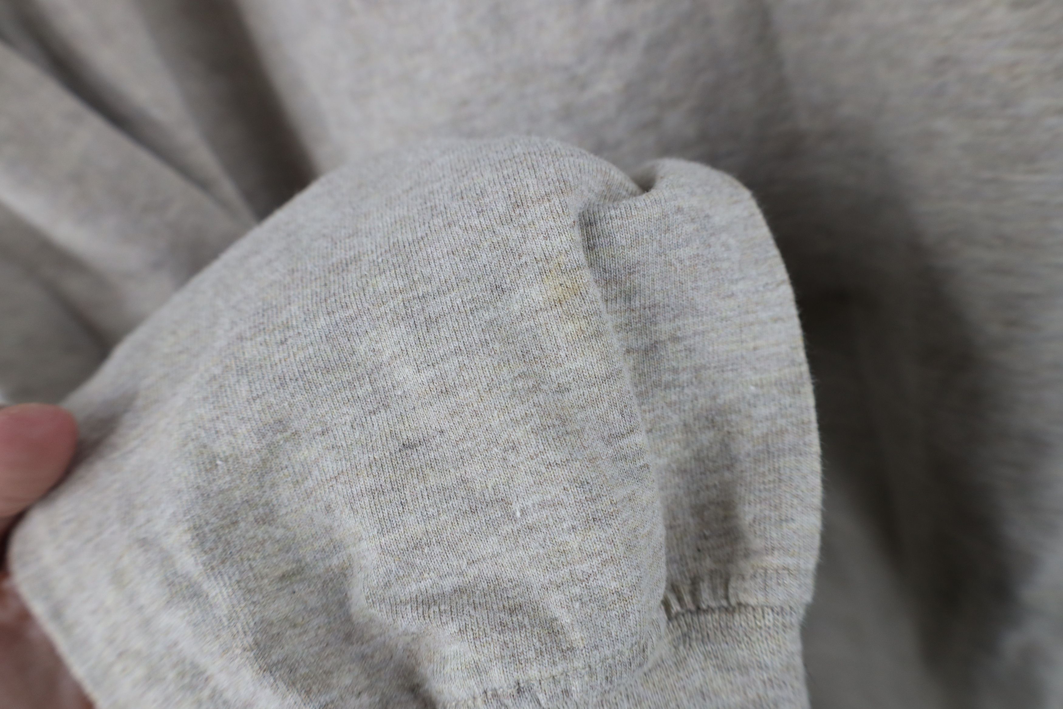 Vintage Vintage 90s Streetwear Long Sleeve T-Shirt Oatmeal Brown Size US XXL / EU 58 / 5 - 7 Thumbnail