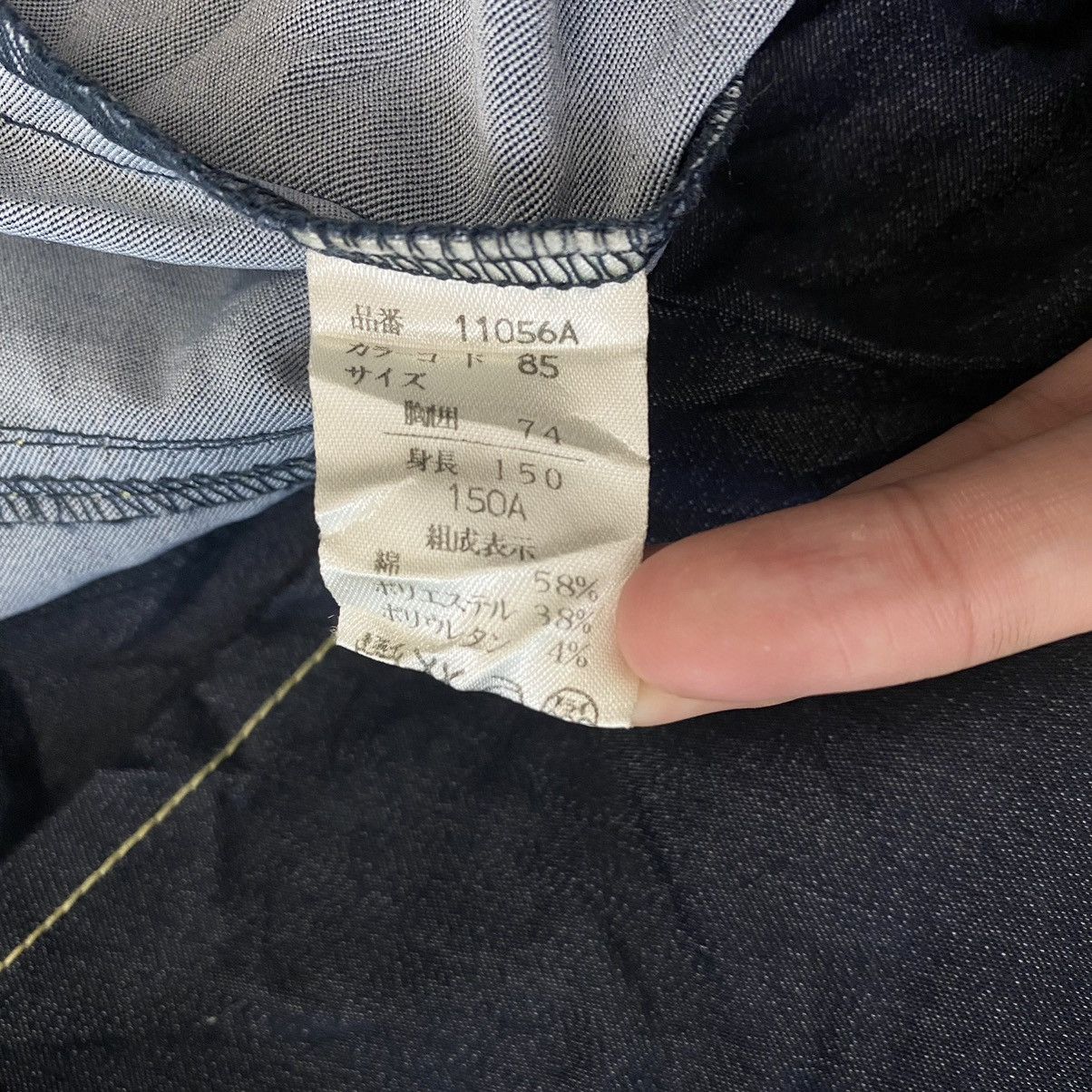 Japanese Brand HIROMICHI NAKANO Japanese Designer Navy Denim Jeans Jacket Size XXS / US 00 / IT 34 - 6 Thumbnail