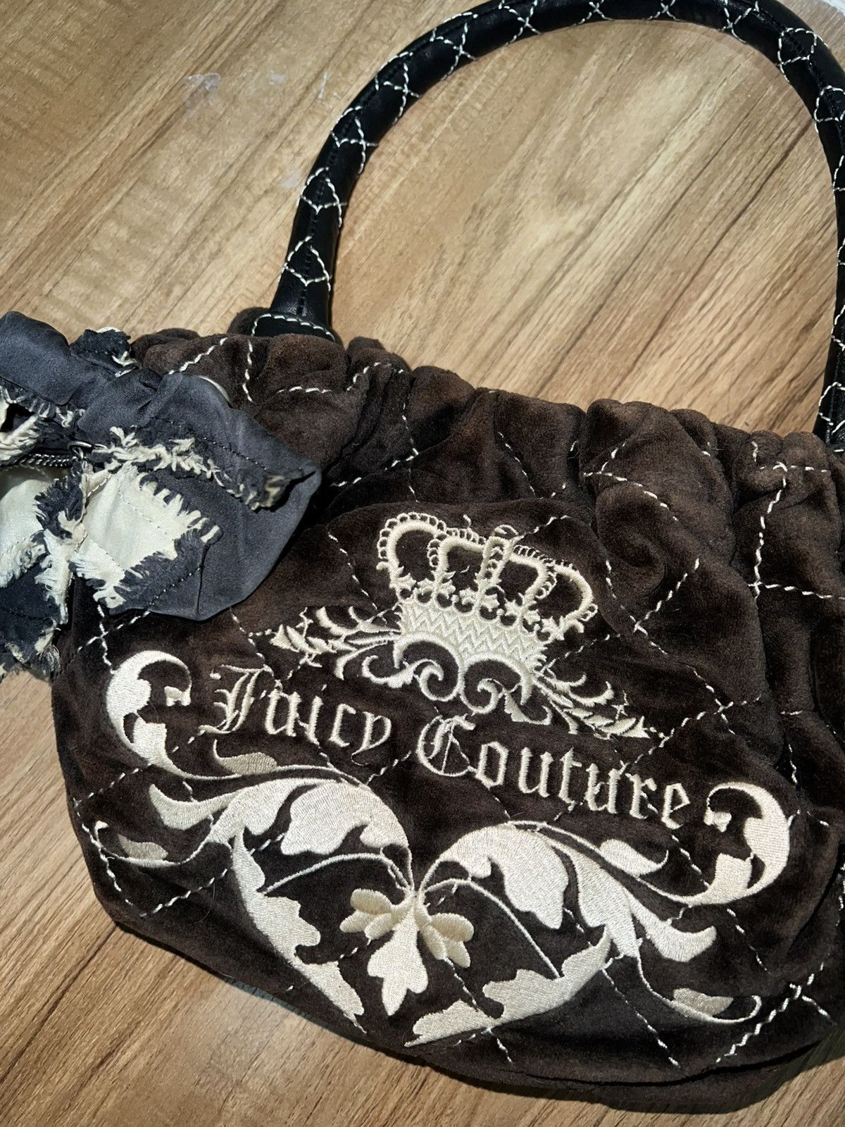 Juicy Couture Vintage Juicy Couture Velour Quilted bag Size ONE SIZE - 9 Thumbnail