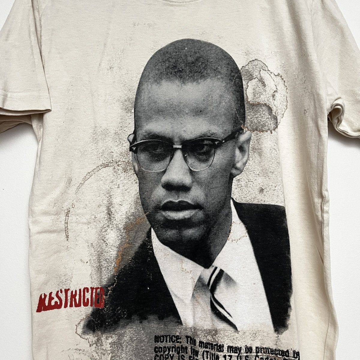 Barriers Barriers Ny Malcolm X T Shirt (unisex) Size US S / EU 44-46 / 1 - 2 Thumbnail