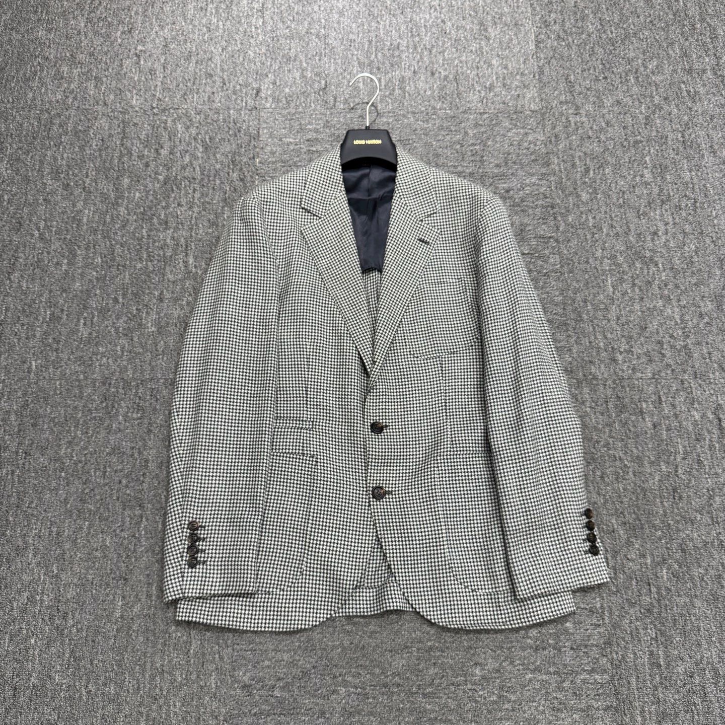 Brunello Cucinelli 99 BRUNELLO CUCINELLI Plaid Linen-Wool Blazer 46 Size 46R - 1 Thumbnail