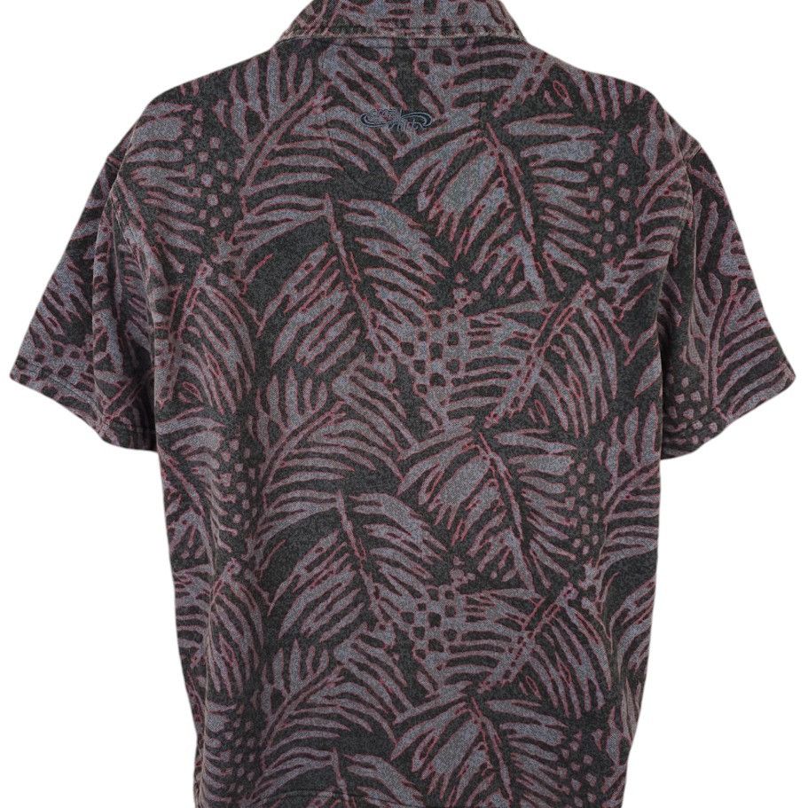 Other Hawaiian Polo Shirt Mens Size Large Black Gray Crazy Shirts Size US L / EU 52-54 / 3 - 4 Thumbnail